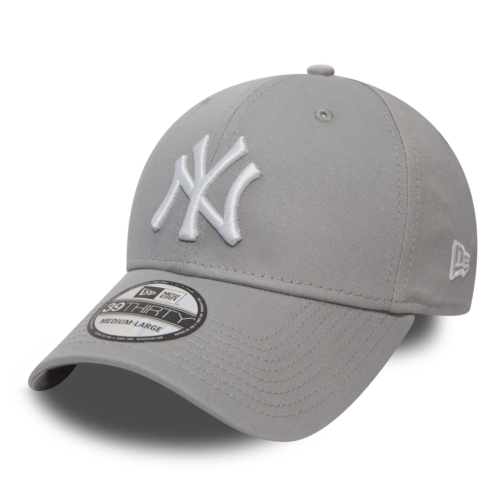 This is a New York Yankees Essential Grey 39THIRTY Cap 1
