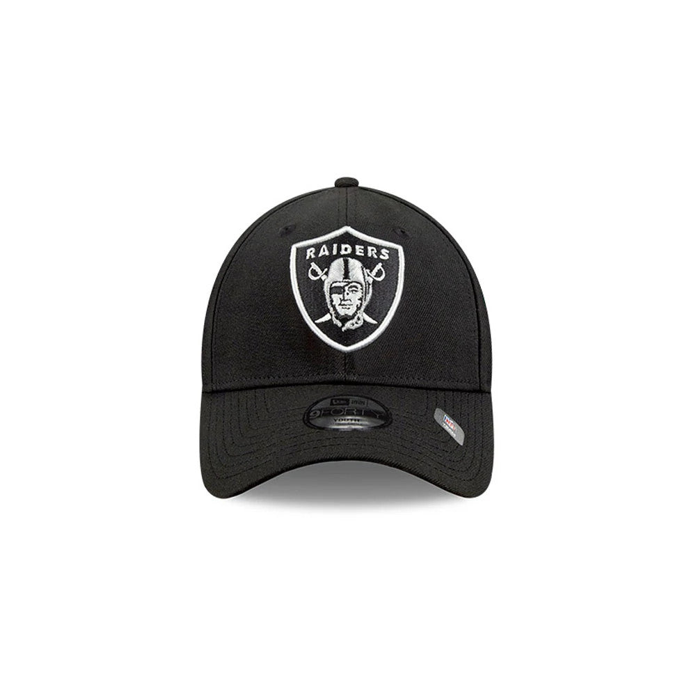 This is a Las Vegas Raiders The League Black 9FORTY Cap 2