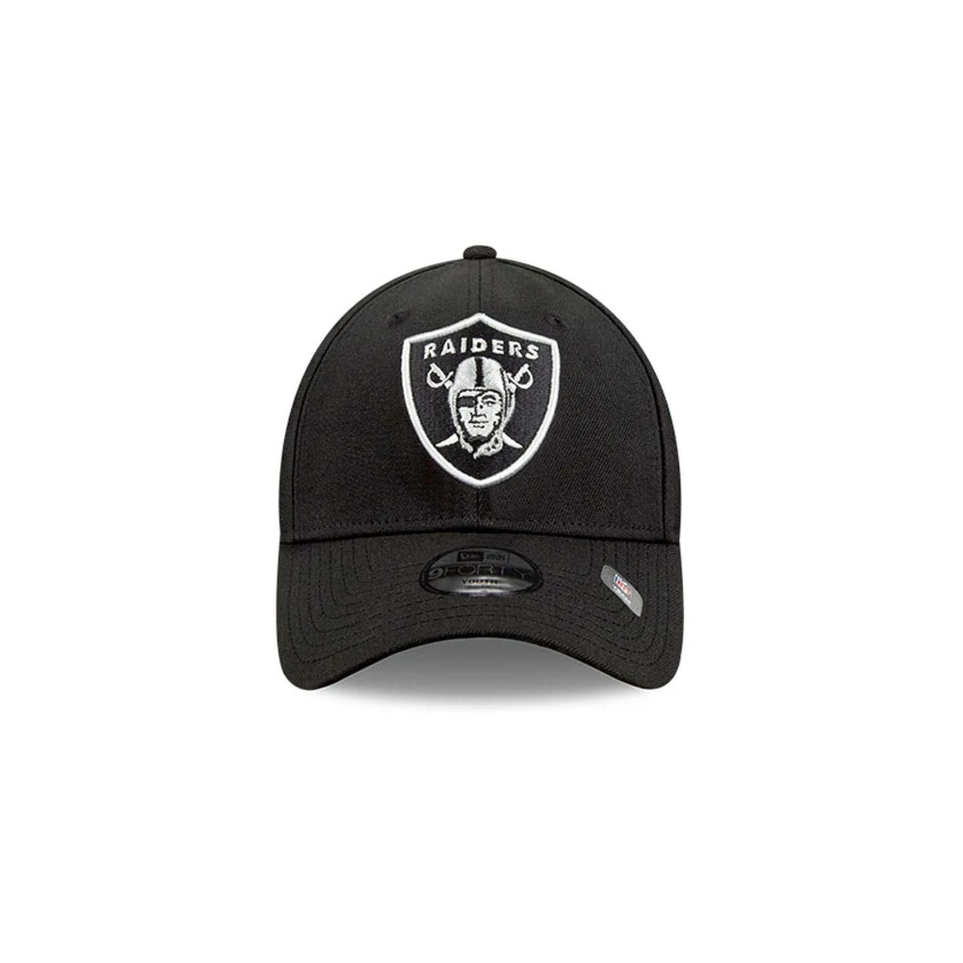 This is a Las Vegas Raiders The League Black 9FORTY Cap 2