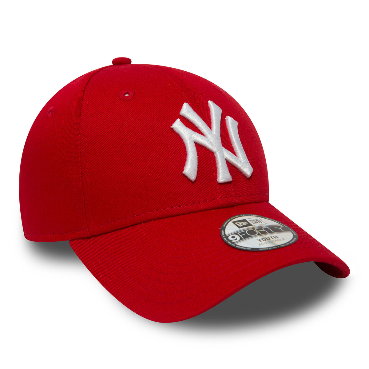 This is a Youth MLB Essential New York Yankees Essential 9FORTY cap in red. 3