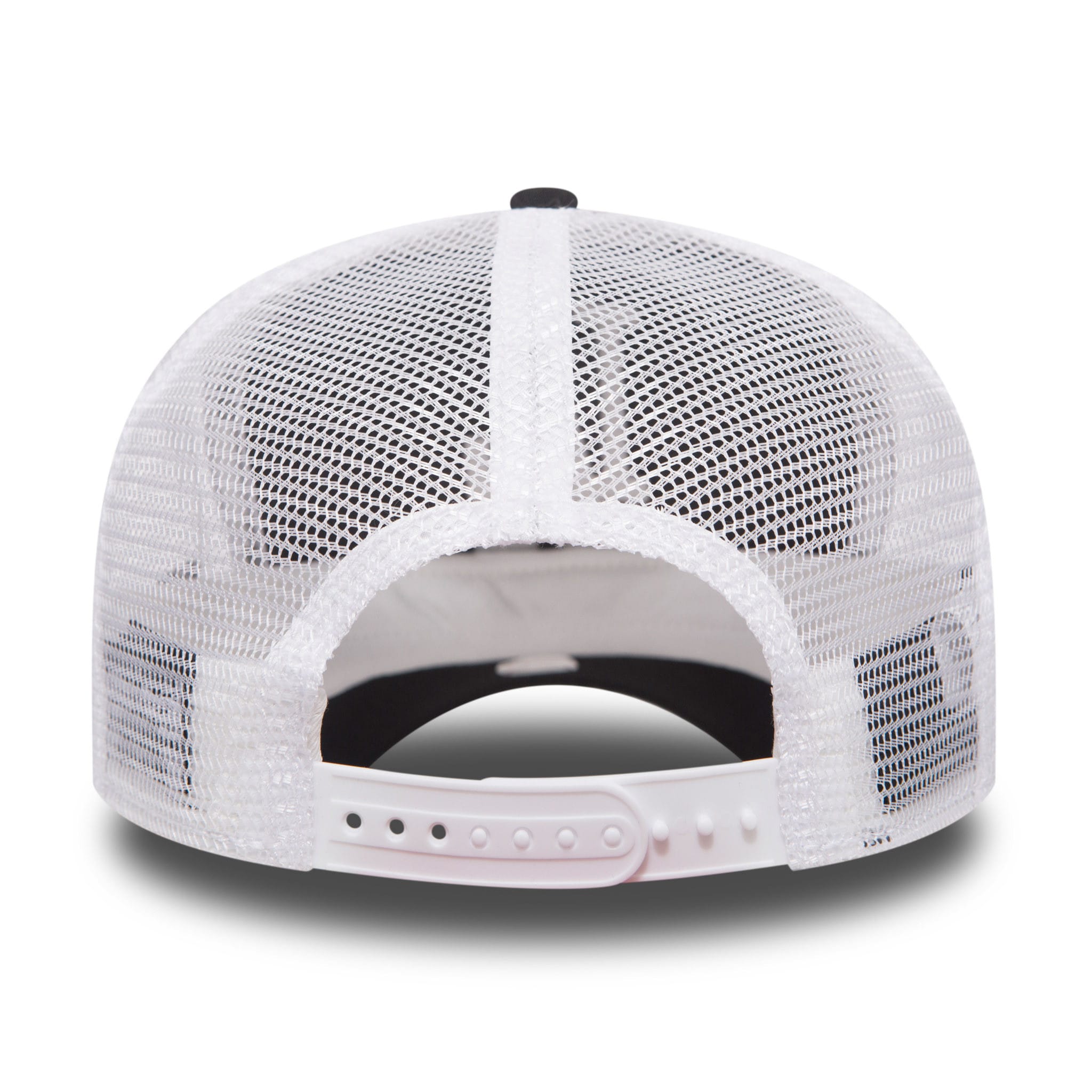 This is a LA Dodgers Clean Black A-Frame Trucker Cap 3