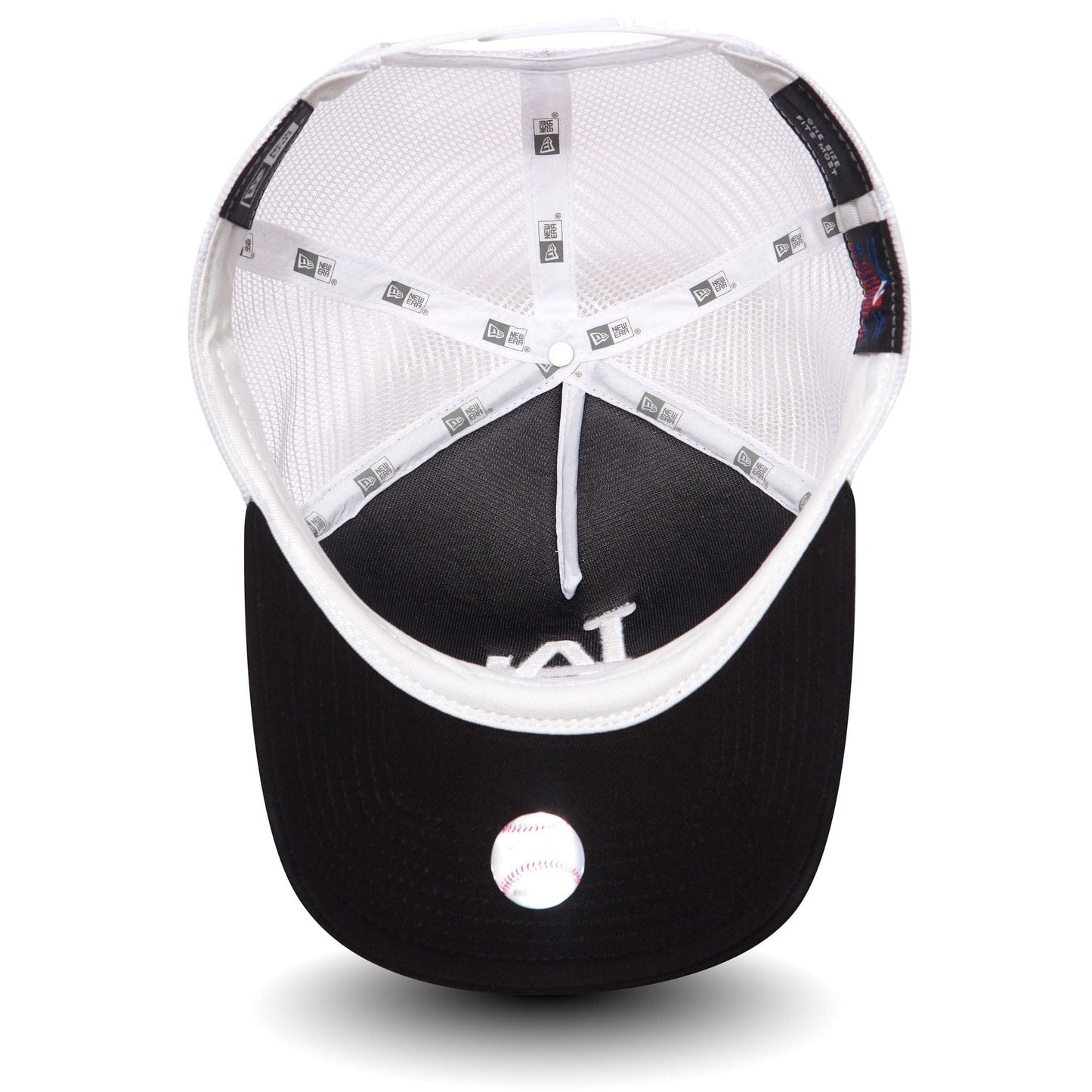 This is a LA Dodgers Clean Black A-Frame Trucker Cap 4