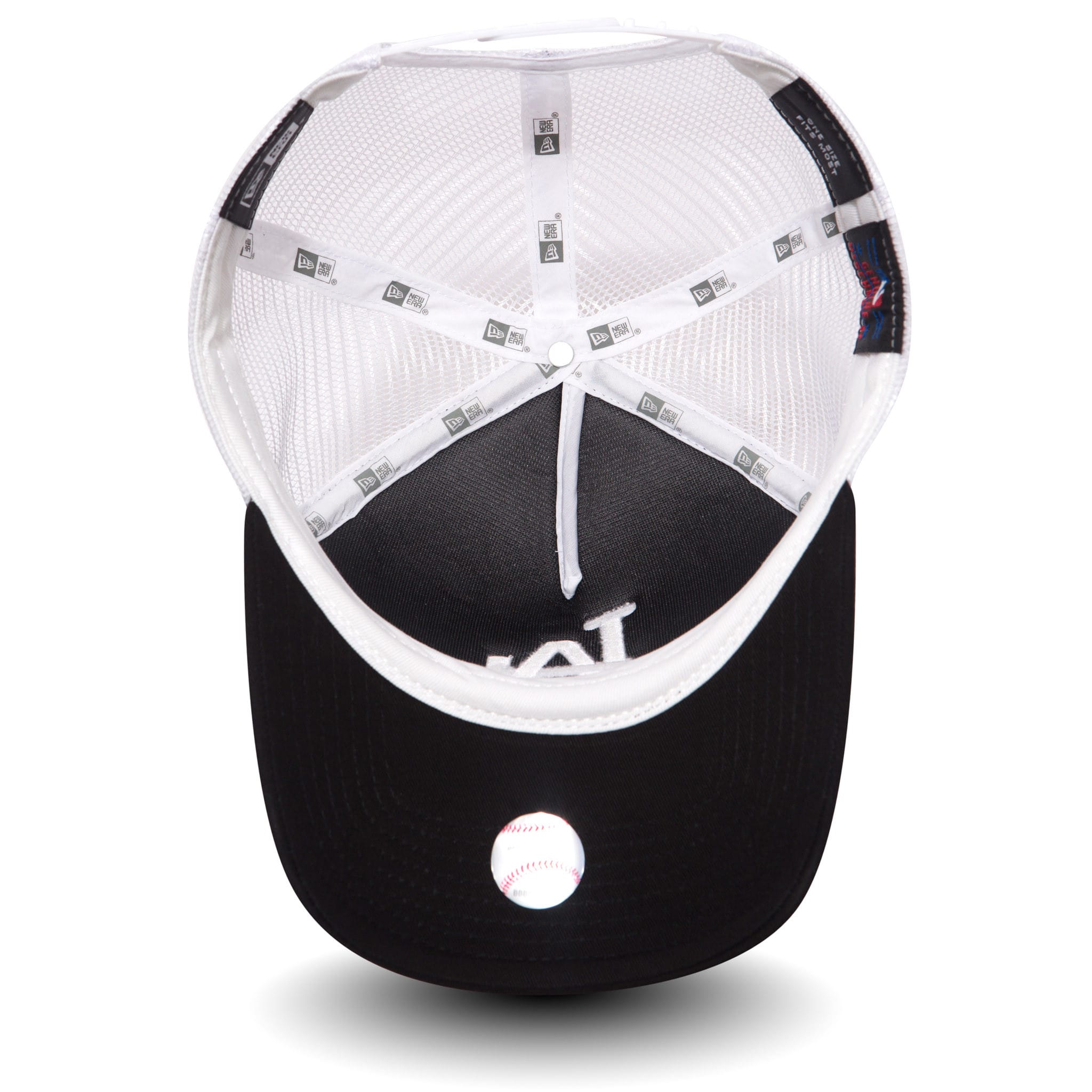 This is a LA Dodgers Clean Black A-Frame Trucker Cap 4
