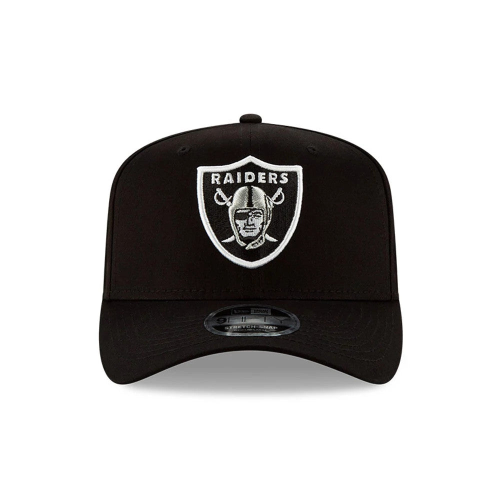 This is a Las Vegas Raiders Black 9FIFTY Stretch Snap Cap 2
