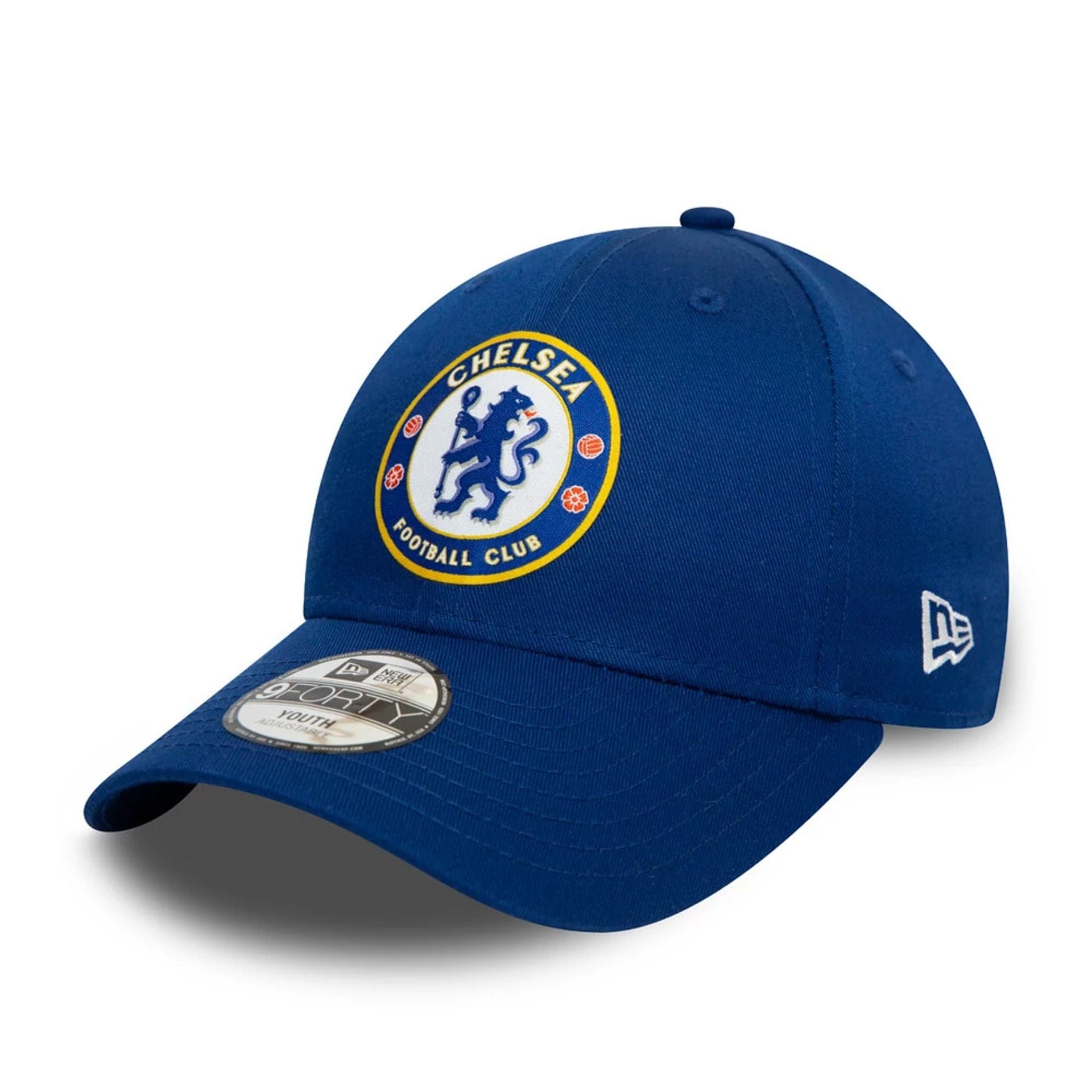 This is a Chelsea FC Kids Blue 9FORTY Cap 1
