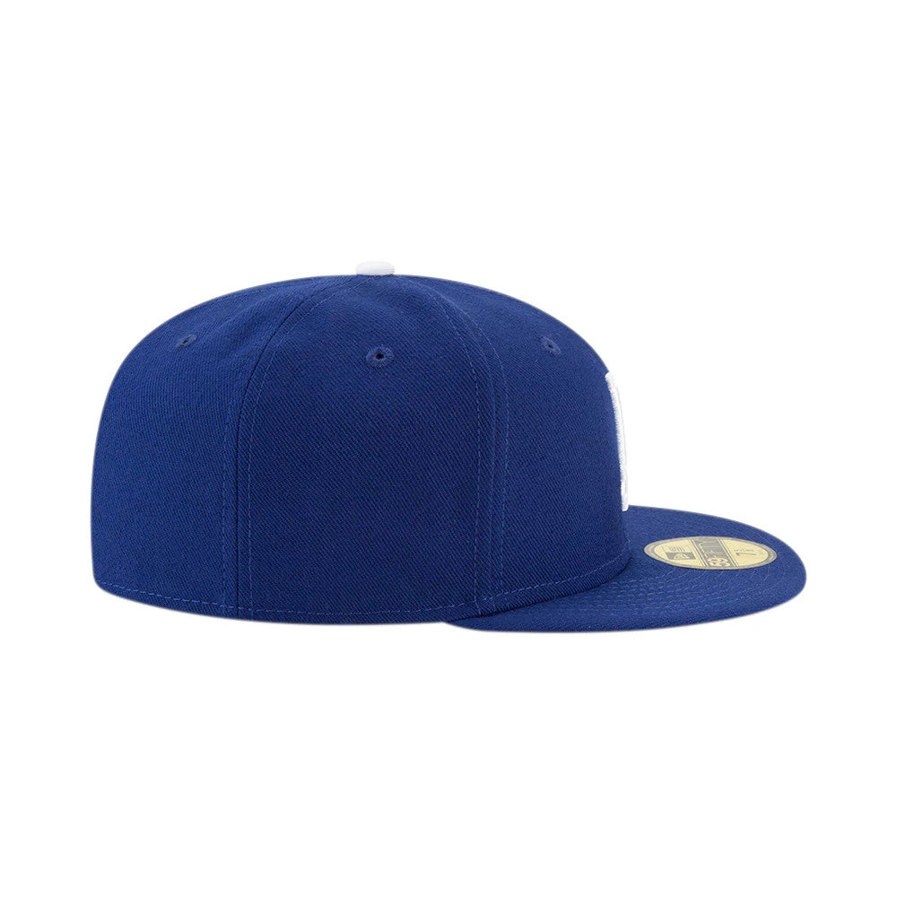 This is a LA Dodgers Authentic On Field Game Blue 59FIFTY Cap 5