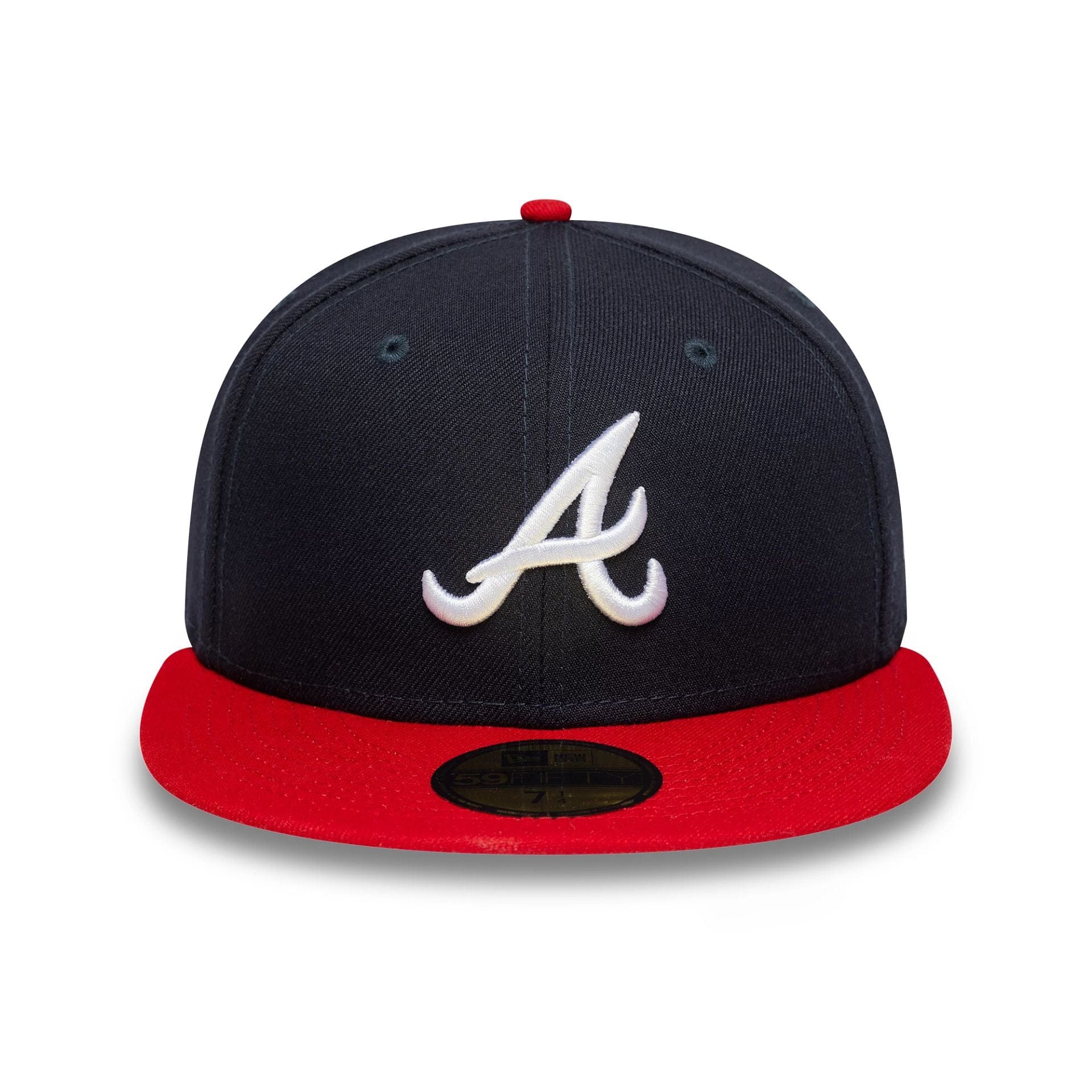 This is a Atlanta Braves Authentic On Field Home Navy 59FIFTY Cap 2