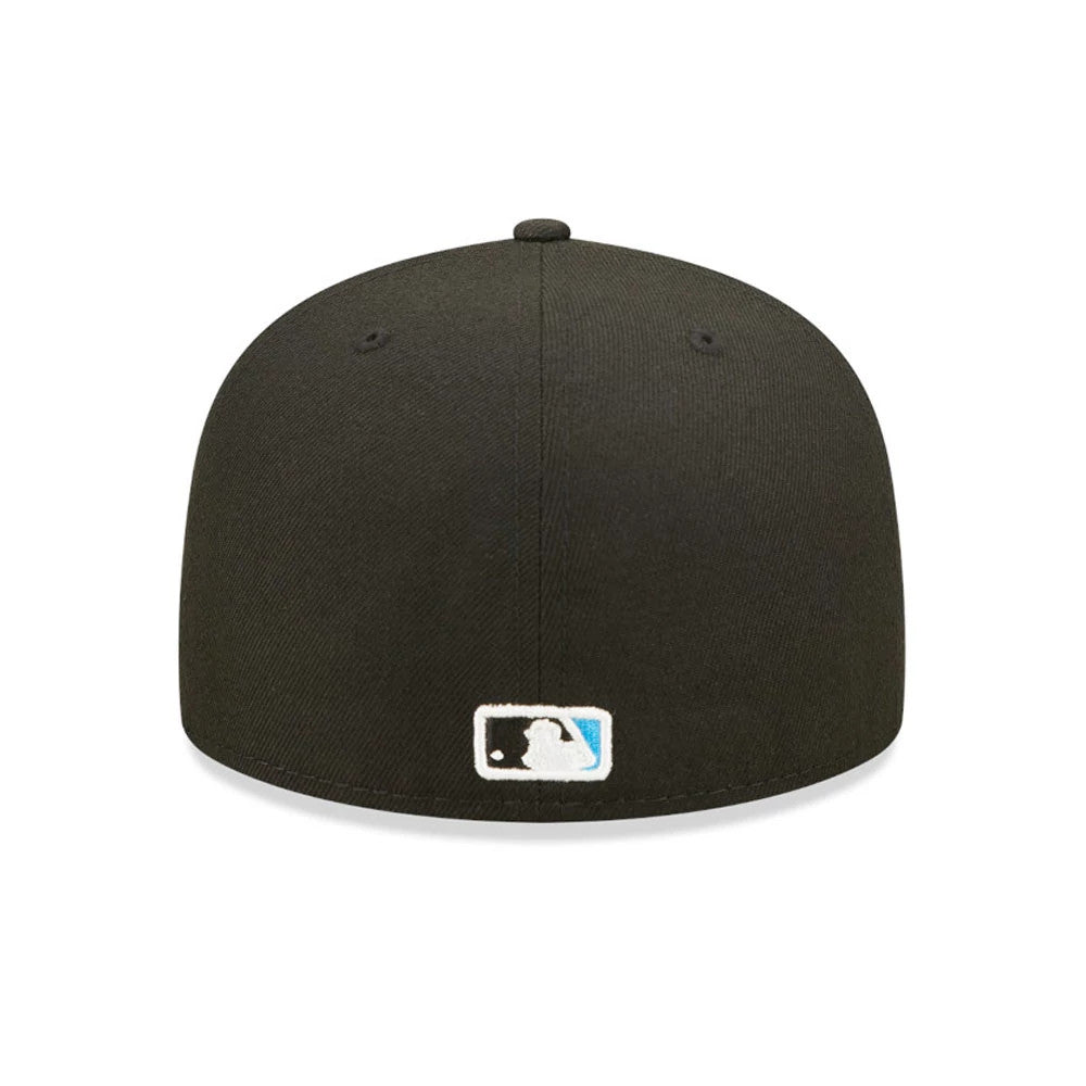 This is a Miami Marlins Authentic On Field Game Black 59FIFTY Fitted Cap 5