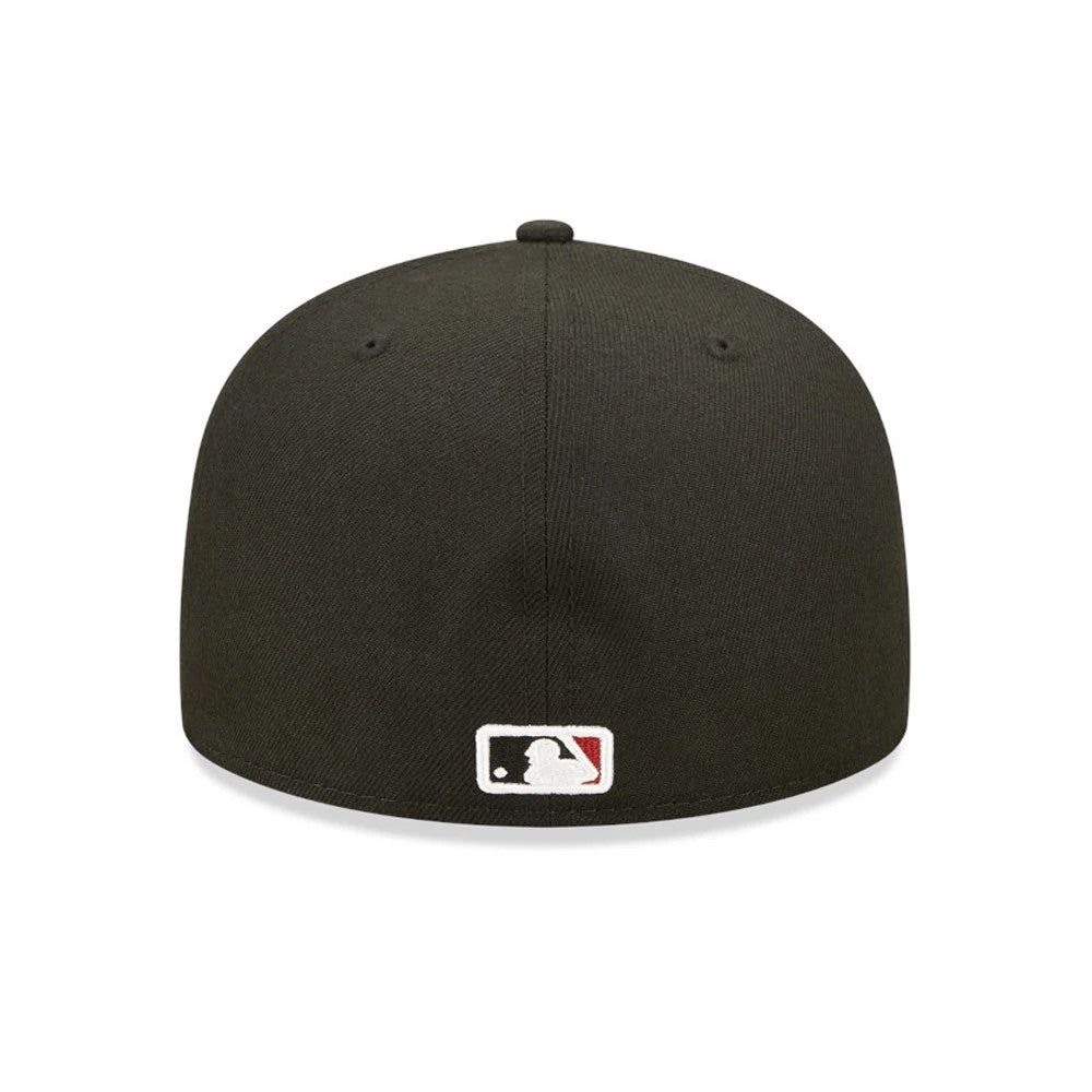 This is a Arizona Diamondbacks Authentic On Field Game Black 59FIFTY Fitted Cap 5