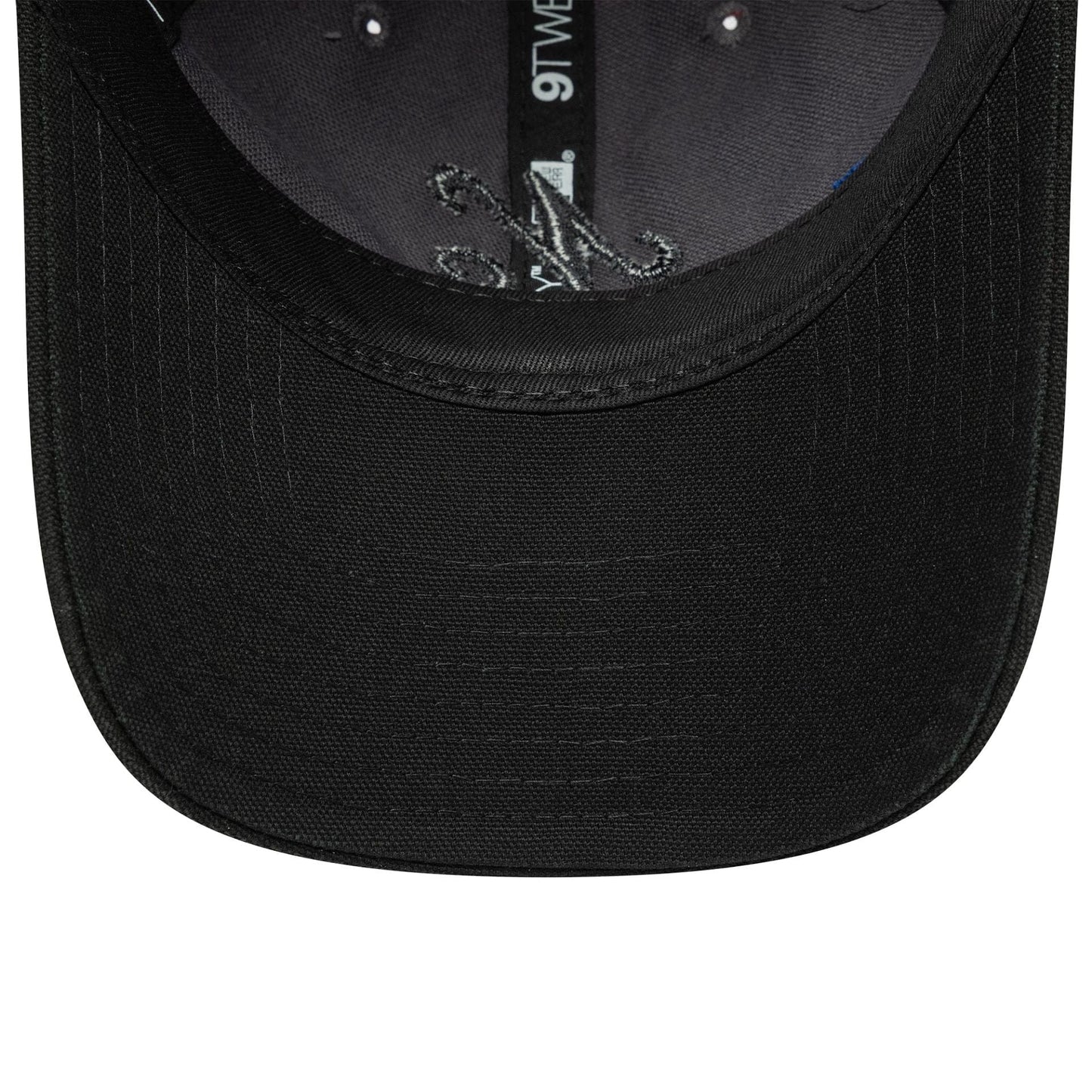 This is a New Era Washed Duck Black 9TWENTY Adjustable Cap 7