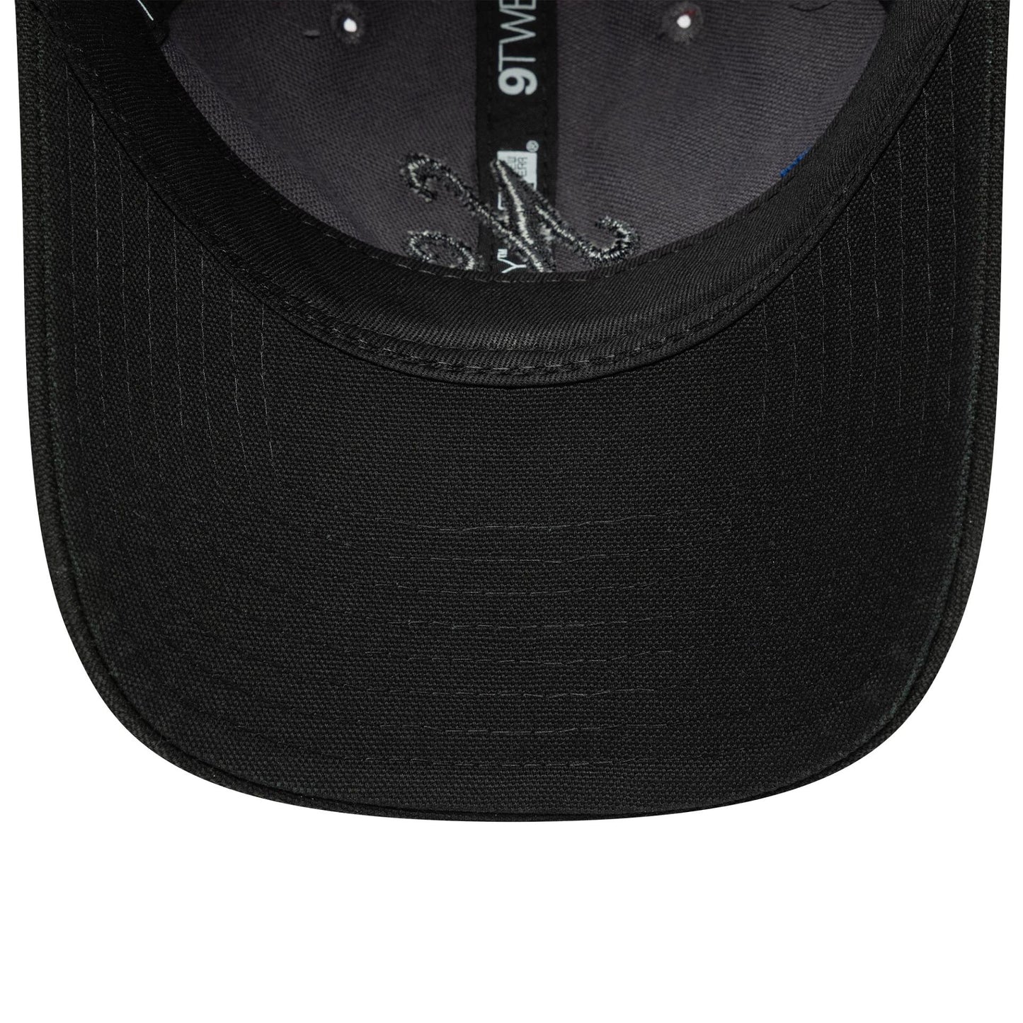 This is a New Era Washed Duck Black 9TWENTY Adjustable Cap 7