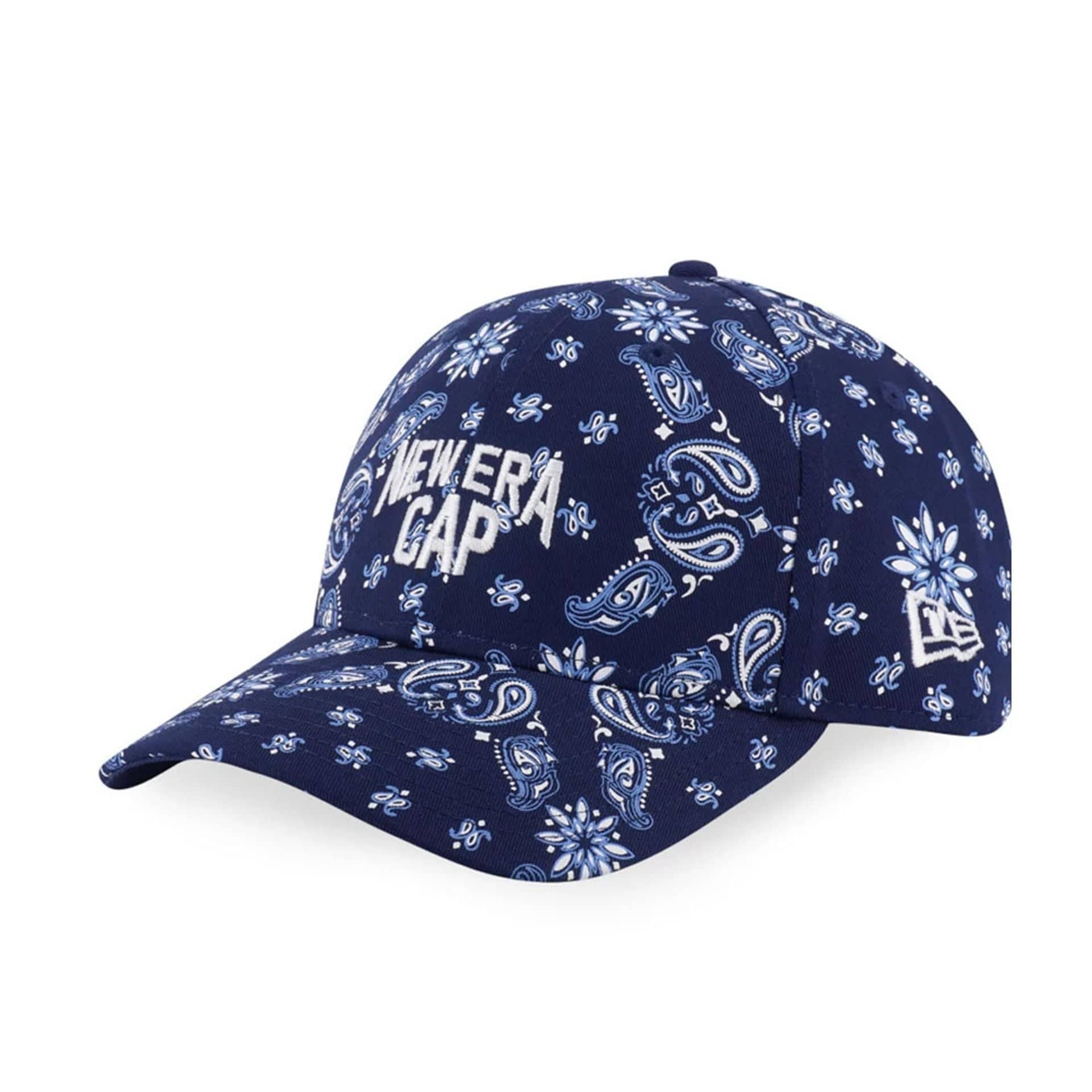 This is a New Era Street Swing Dark Blue 9FORTY Adjustable Cap 1