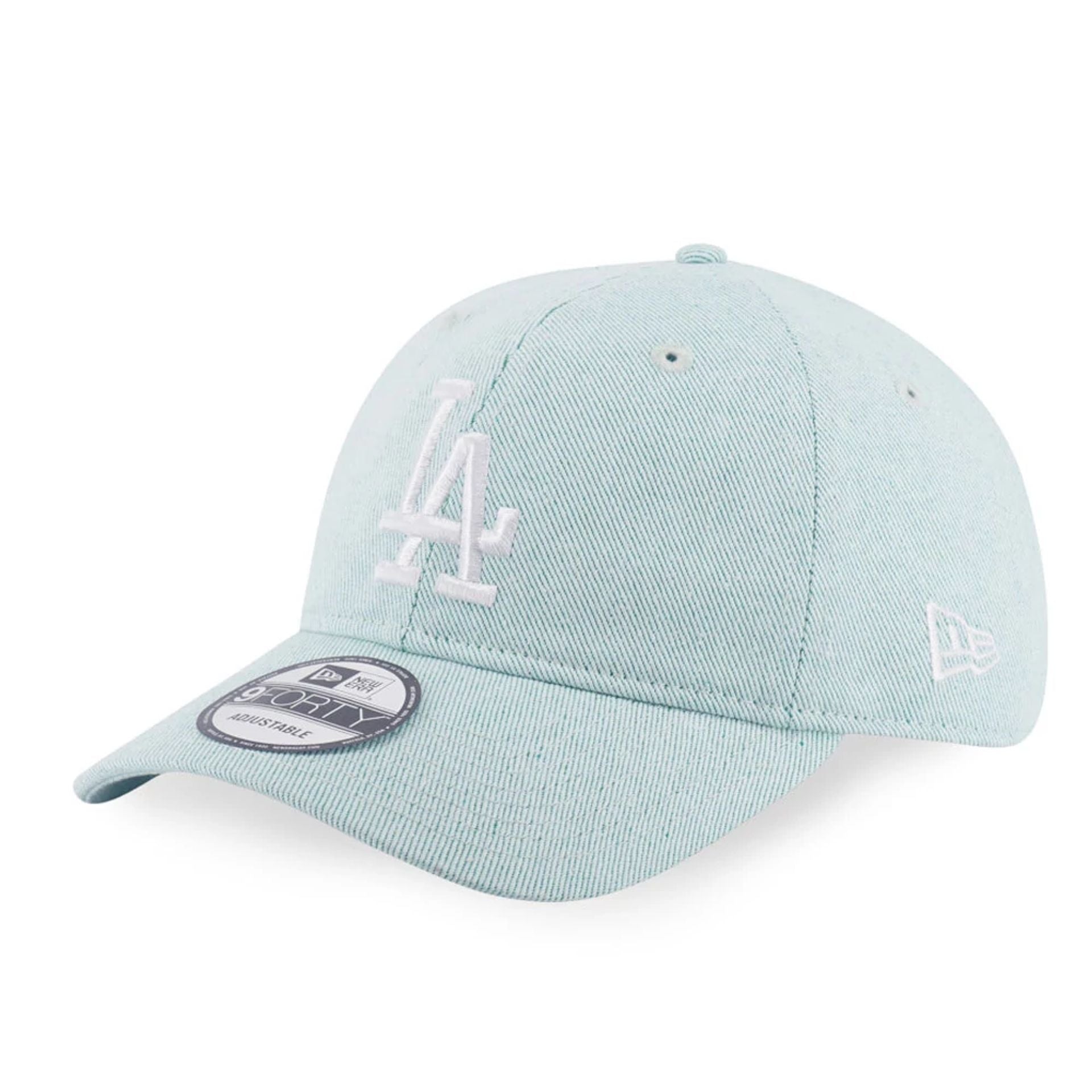 This is a LA Dodgers MLB Pastel Open Green 9FORTY Adjustable Cap 1