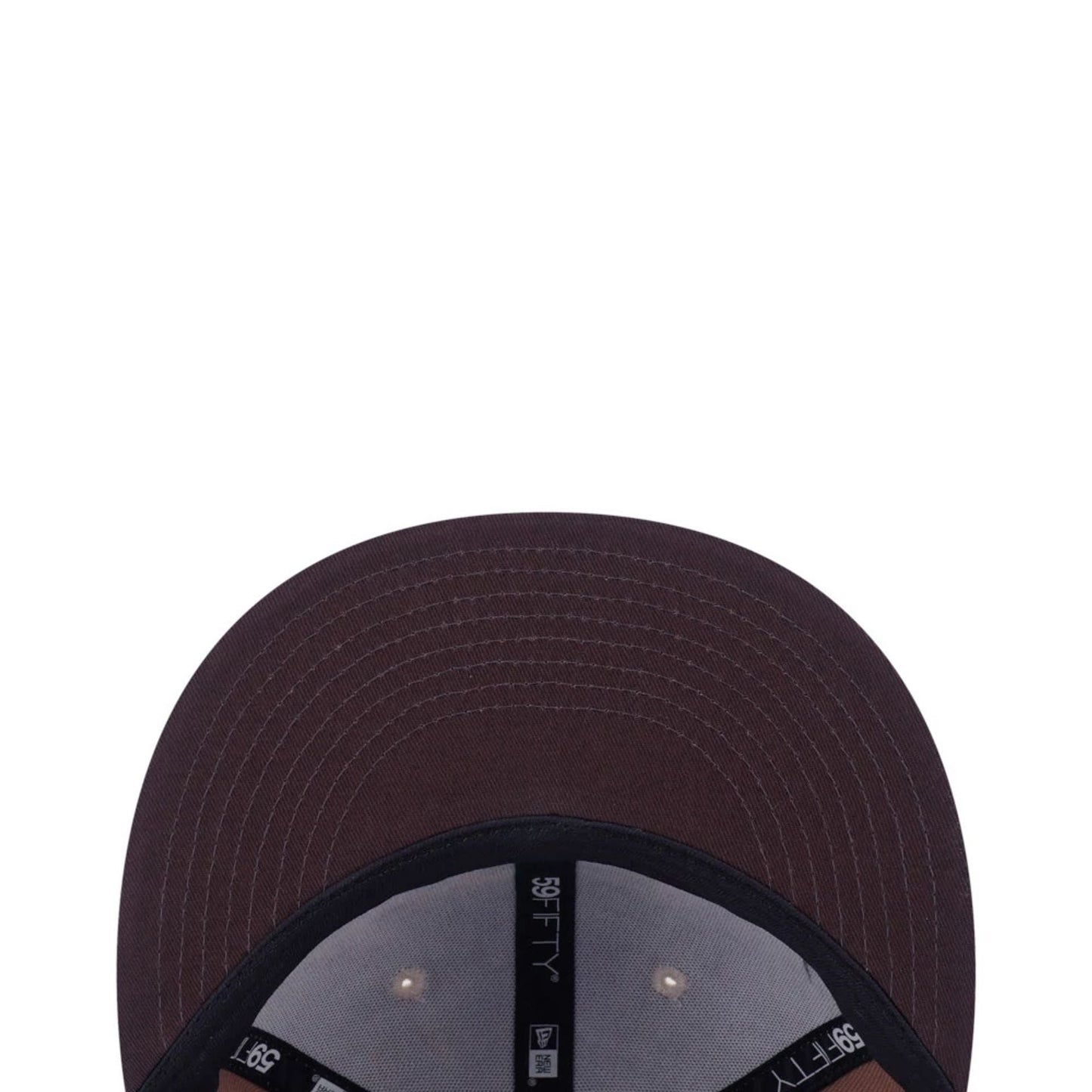 This is a San Diego Padres MLB Iced Latte Beige 59FIFTY Fitted Cap 5