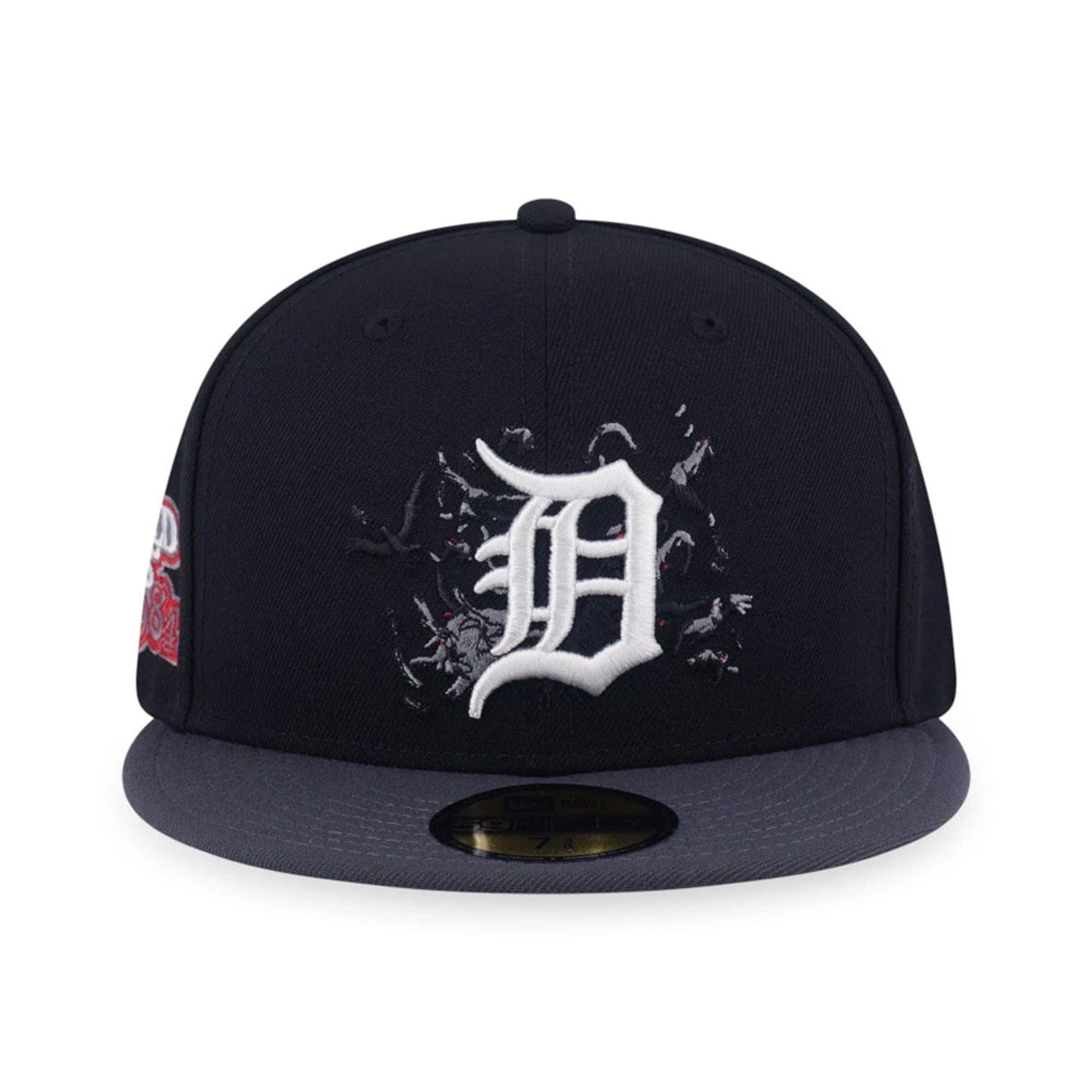 Detroit Tigers MLB Crows Black 59FIFTY Fitted Cap 2