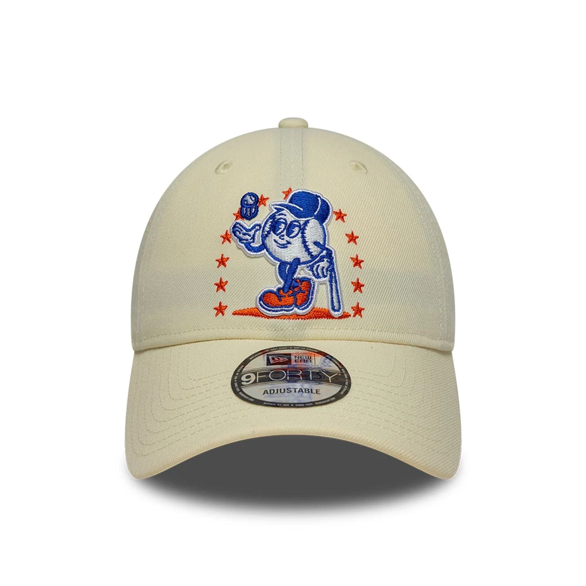 Pictured is this MLB League Mix New York Mets 9FORTY cap in cream. 2
