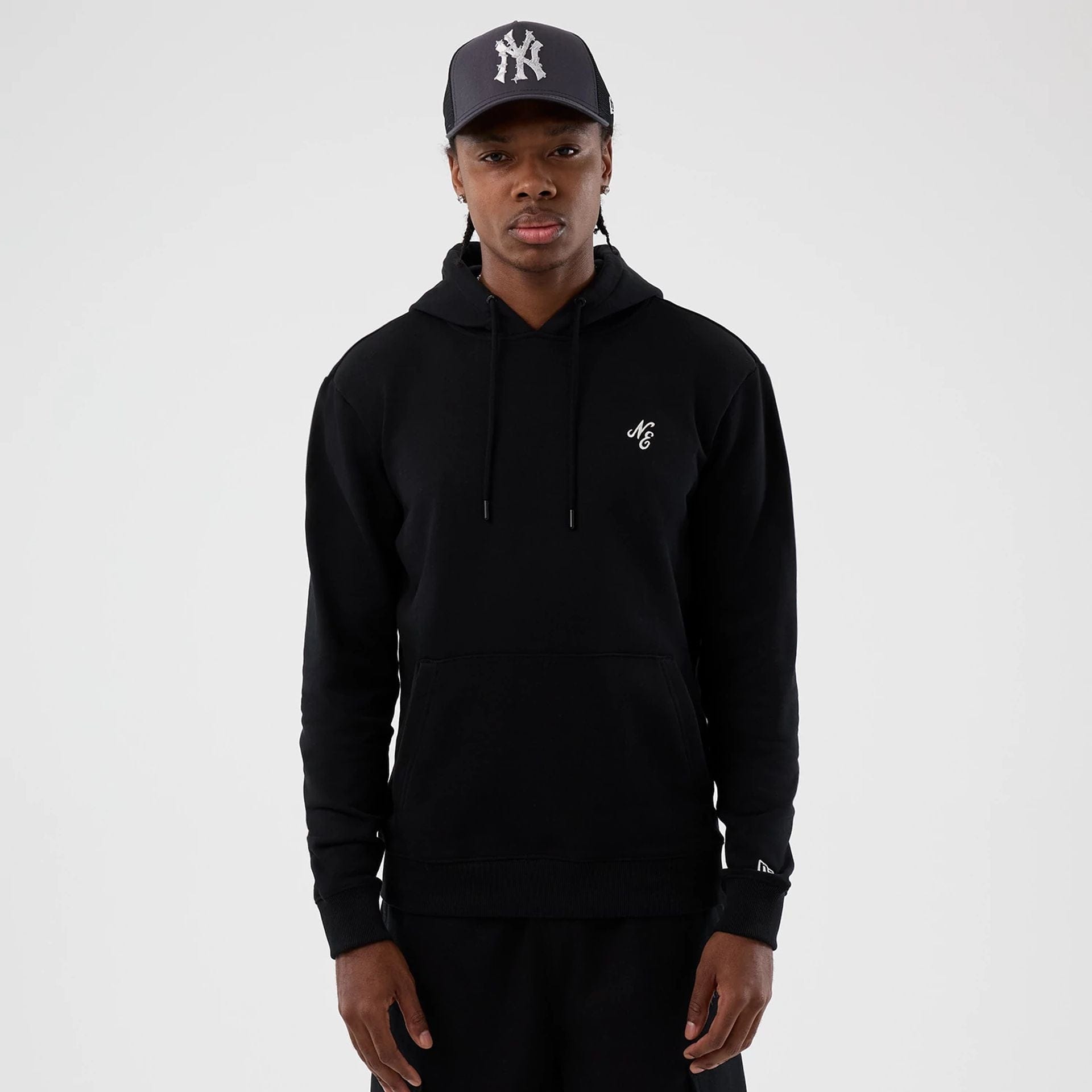 New Era Street Graphic Black Pullover Hoodie 1