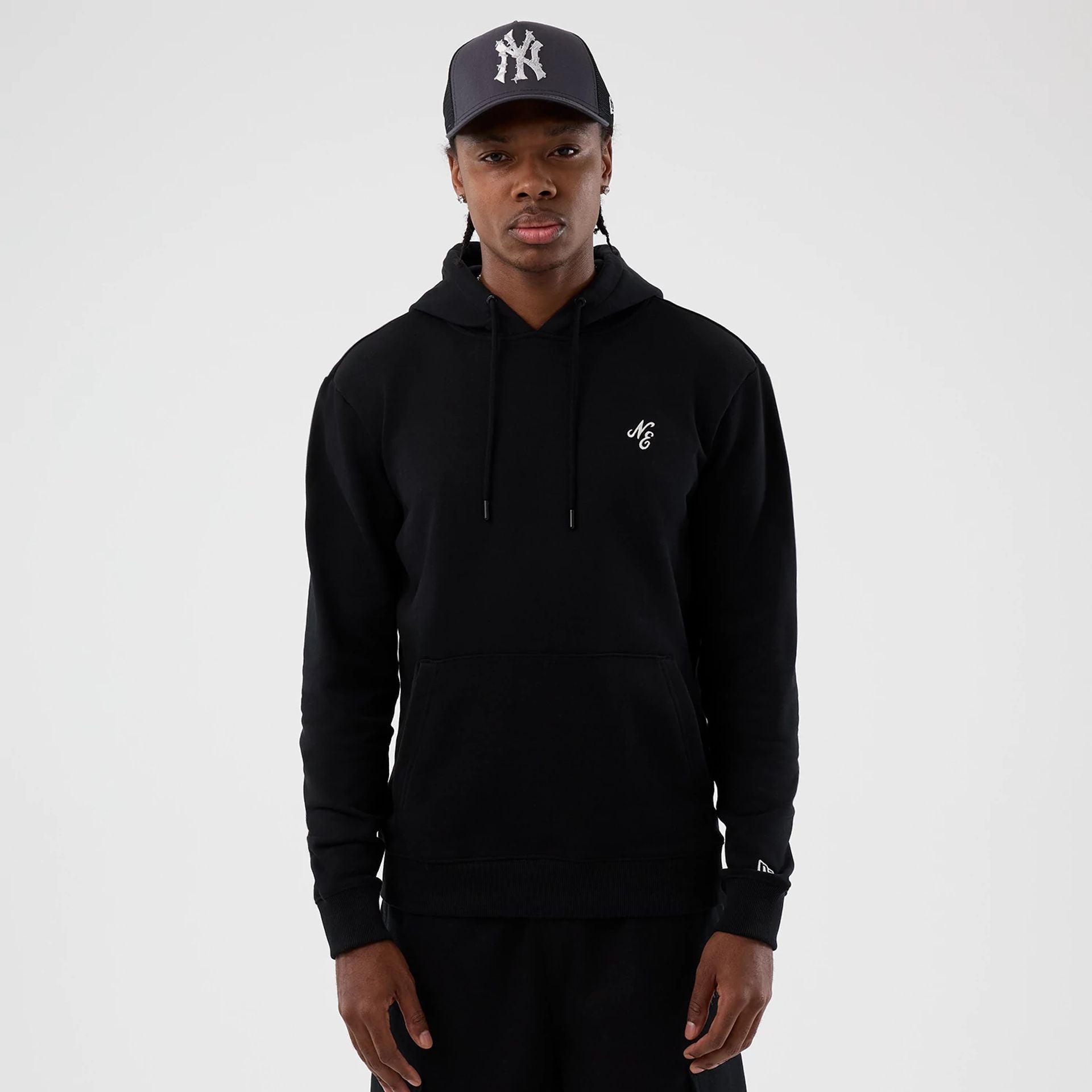 New Era Street Graphic Black Pullover Hoodie 1