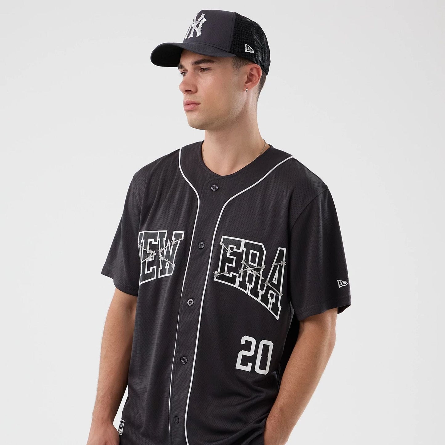 New Era Street Graphic Dark Grey Jersey 7