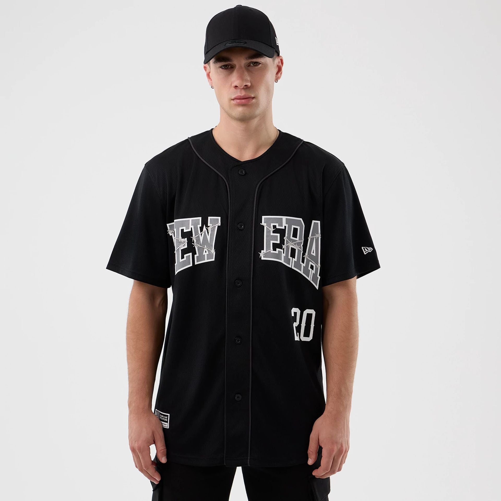 New Era Street Graphic Black Jersey 1