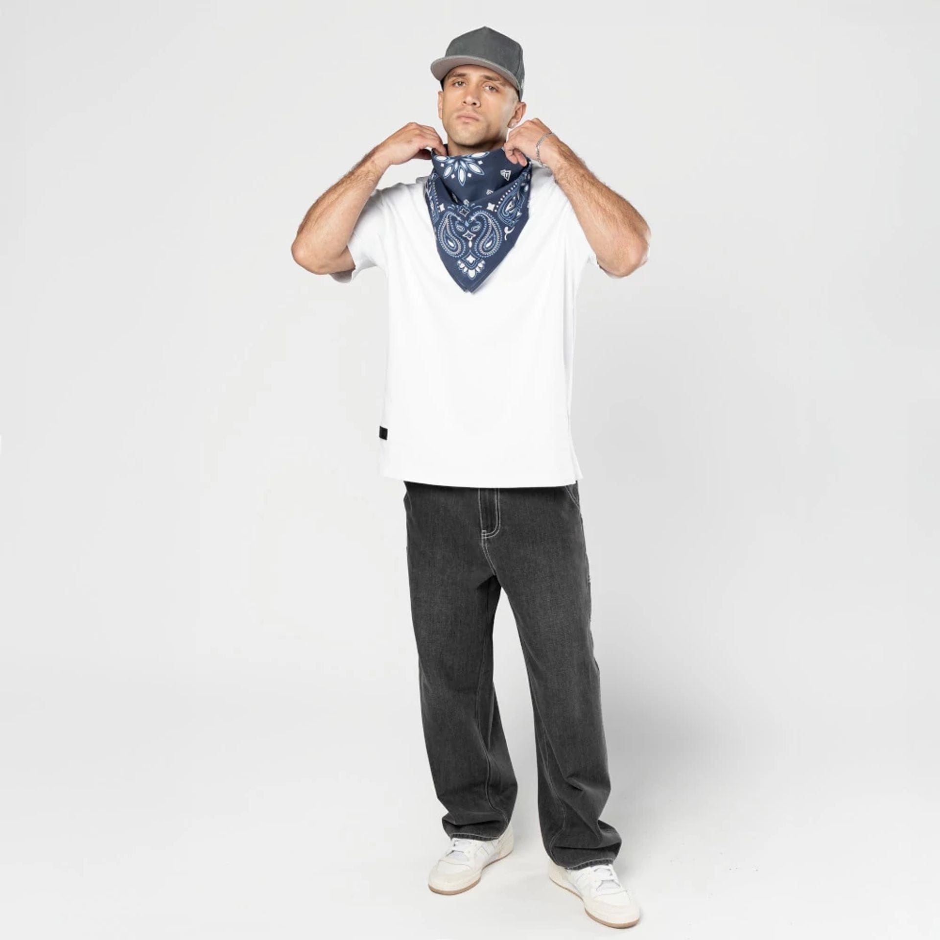 This is a New Era Street Swing Dark Blue Bandana 2