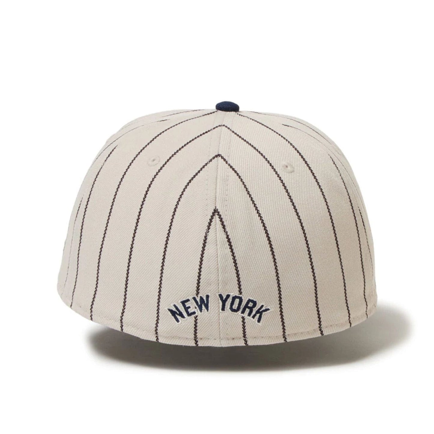 This is a New York Yankees MLB Heritage Stripe Brown 59FIFTY Fitted Cap 3