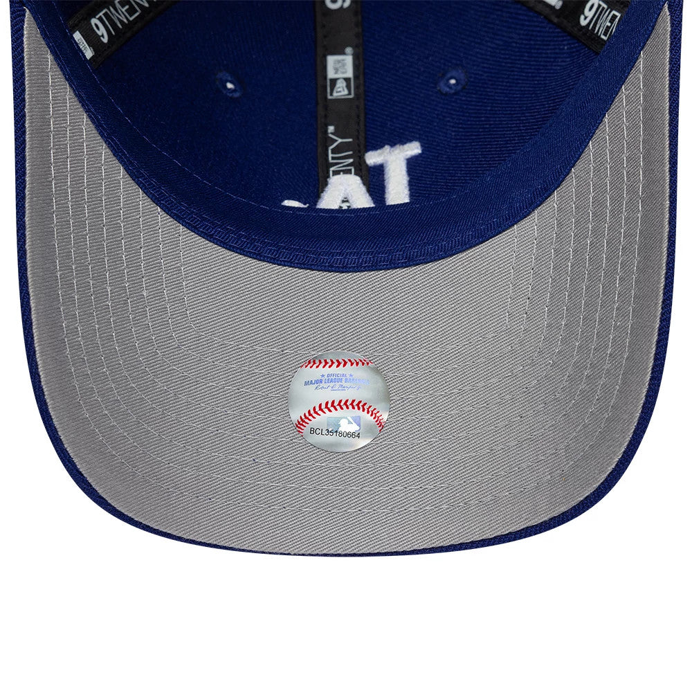 Pictured is this MLB Wool LA Dodgers 9TWENTY Adjustable cap in blue. 2