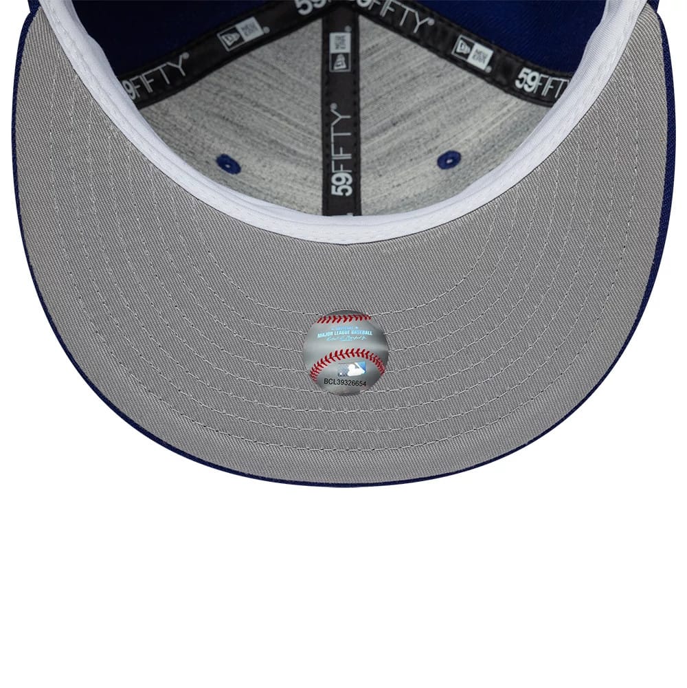 Pictured is this MLB Soft Buckram LA Dodgers 59FIFTY Fitted cap in blue. 2