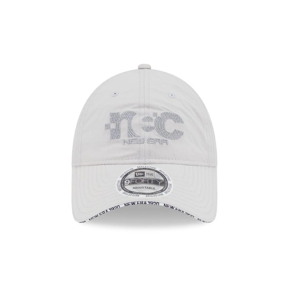 Pictured is this New Era NEC Logo 9FORTY Unstructured cap in grey. 3