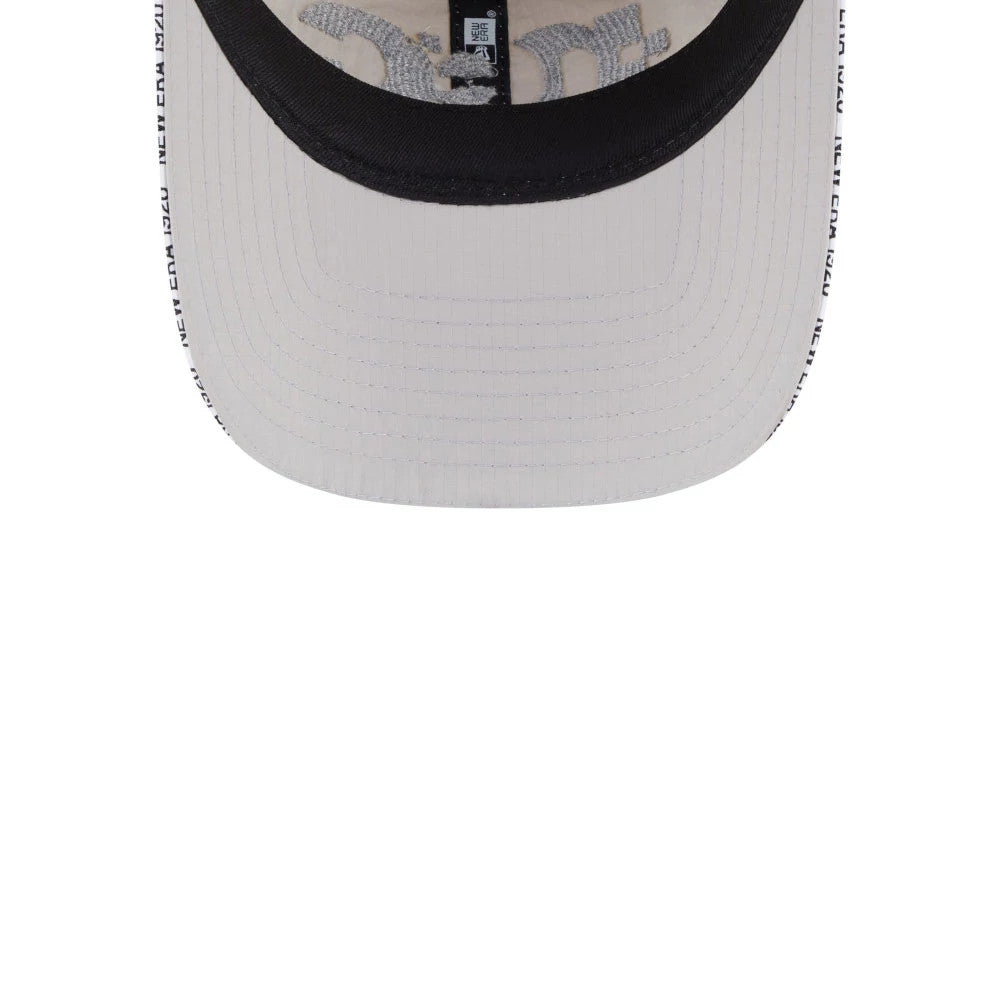 Pictured is this New Era NEC Logo 9FORTY Unstructured cap in grey. 7