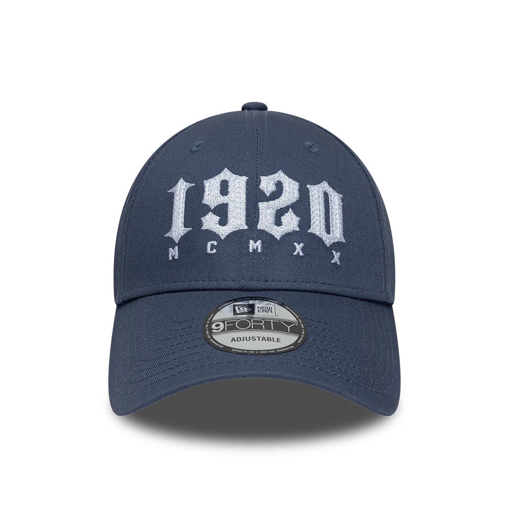 Pictured is this New Era Street Archived 9FORTY cap in dark blue. 3