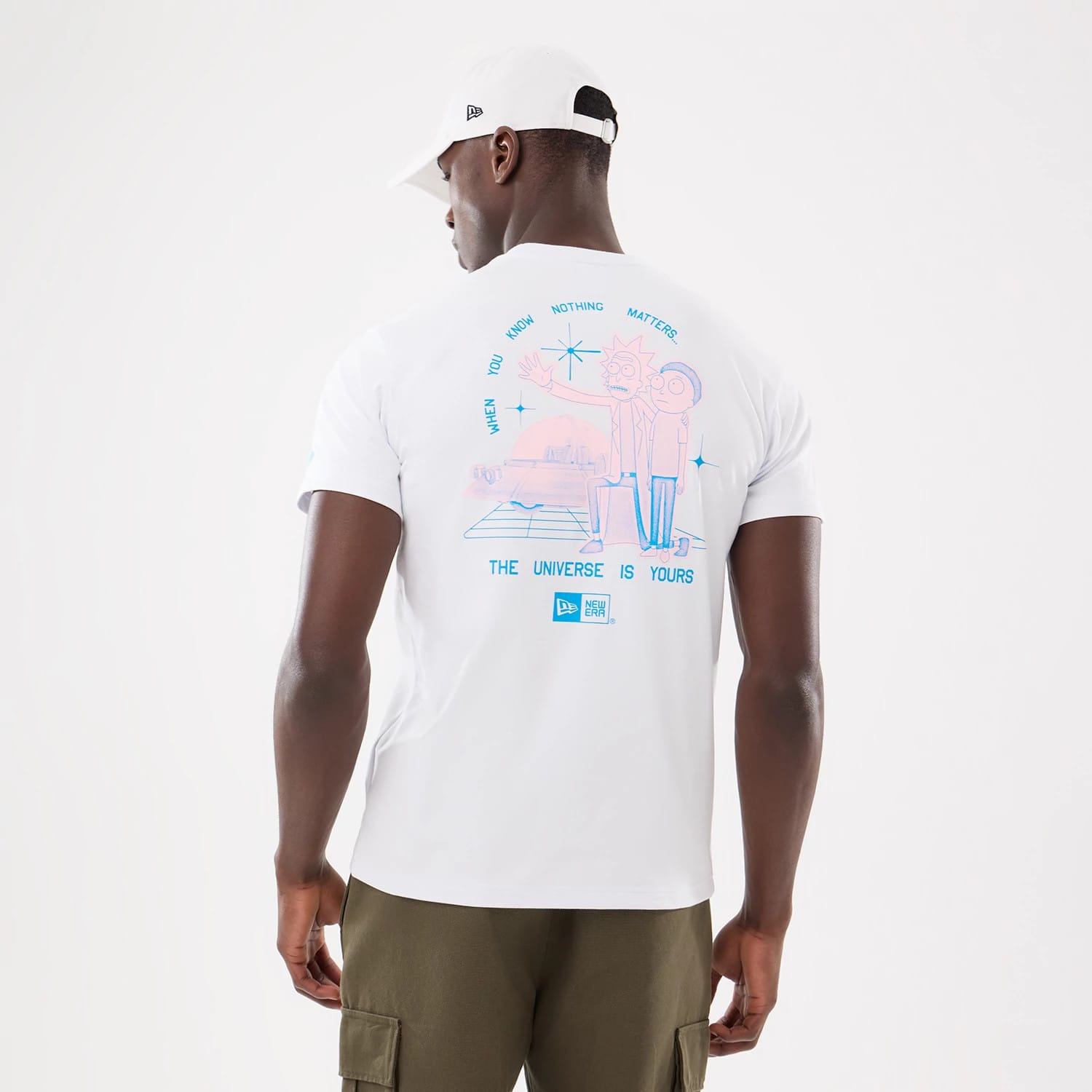 The model is wearing this Rick And Morty T-Shirt in white. 2