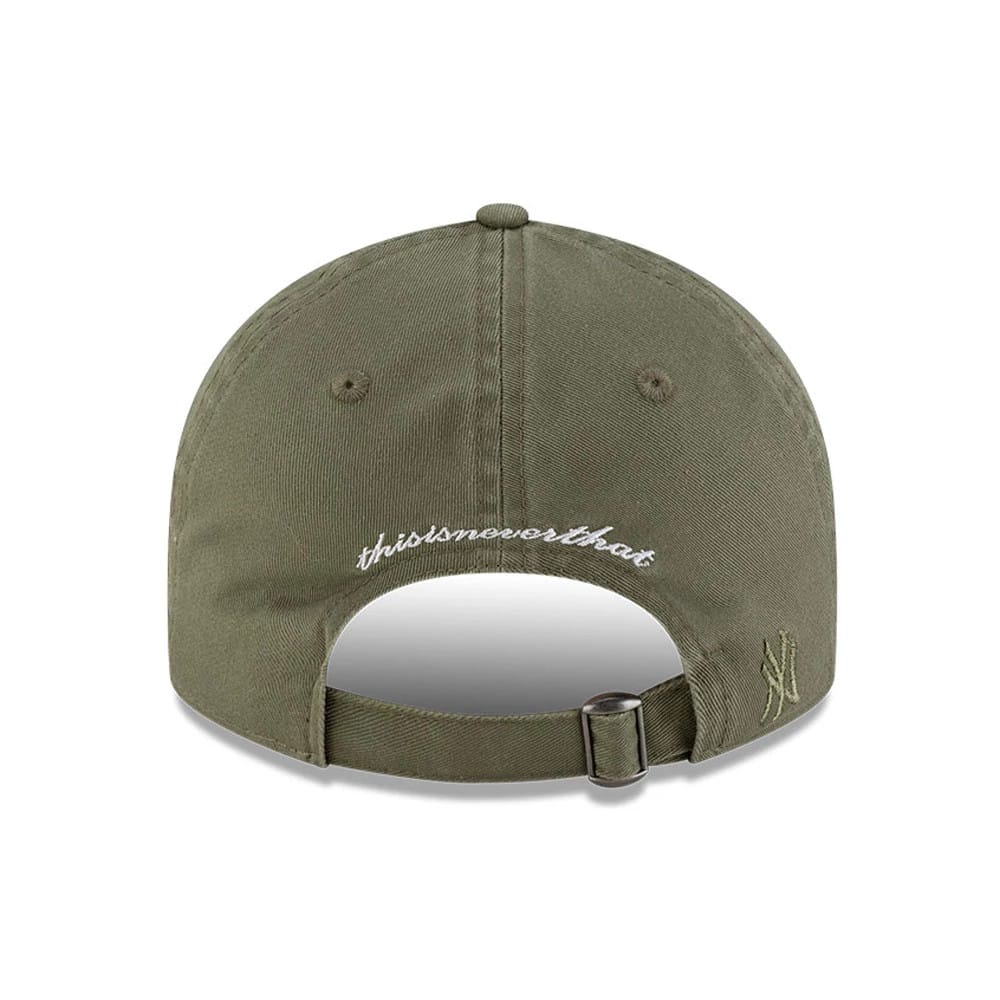 Pictured is this Thisisneverthat X MLB New York Yankees Retro Crown 9FIFTY cap in dark green. 4