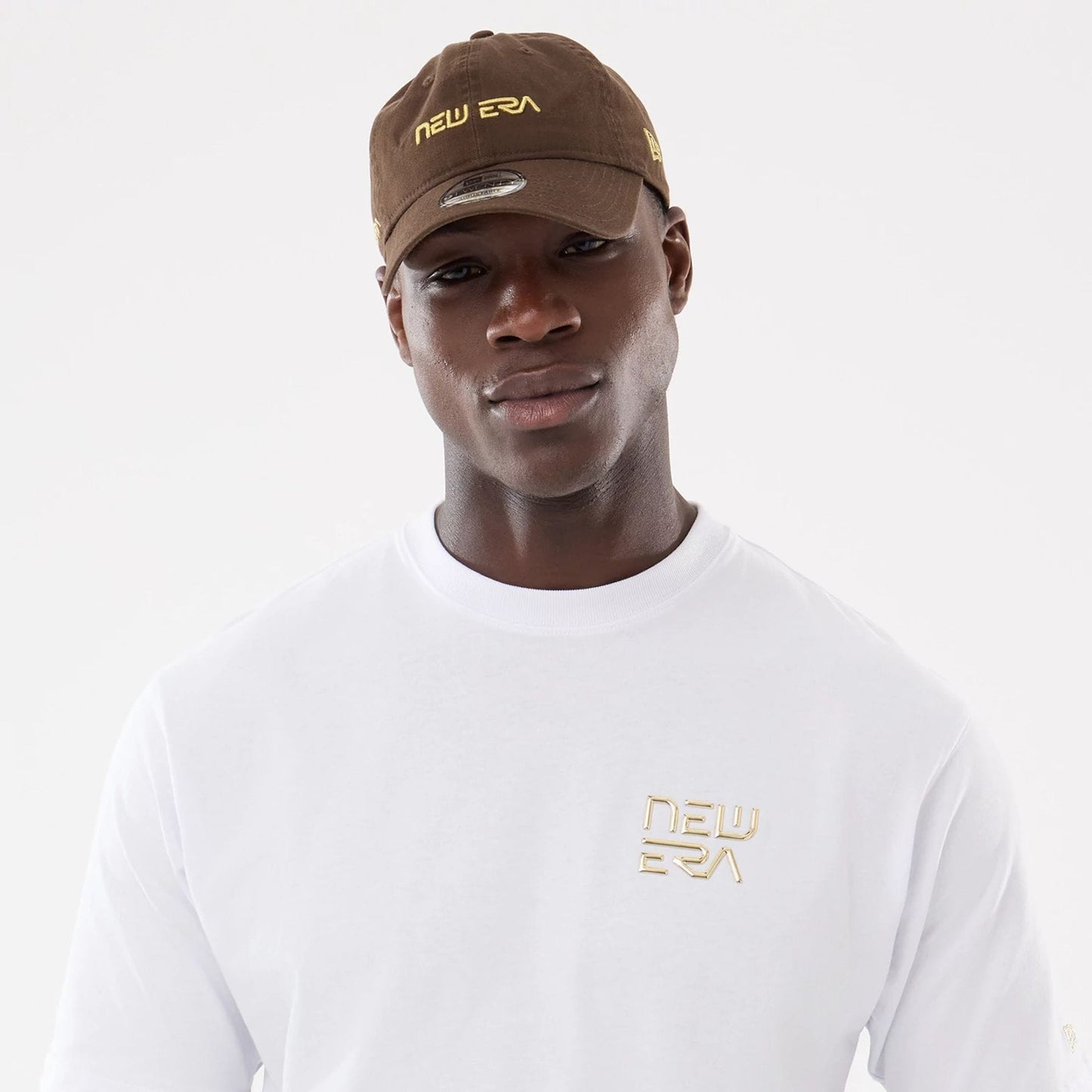 The model is wearing this Hajime Sorayama X MLB LA Dodgers T-Shirt in white. 7