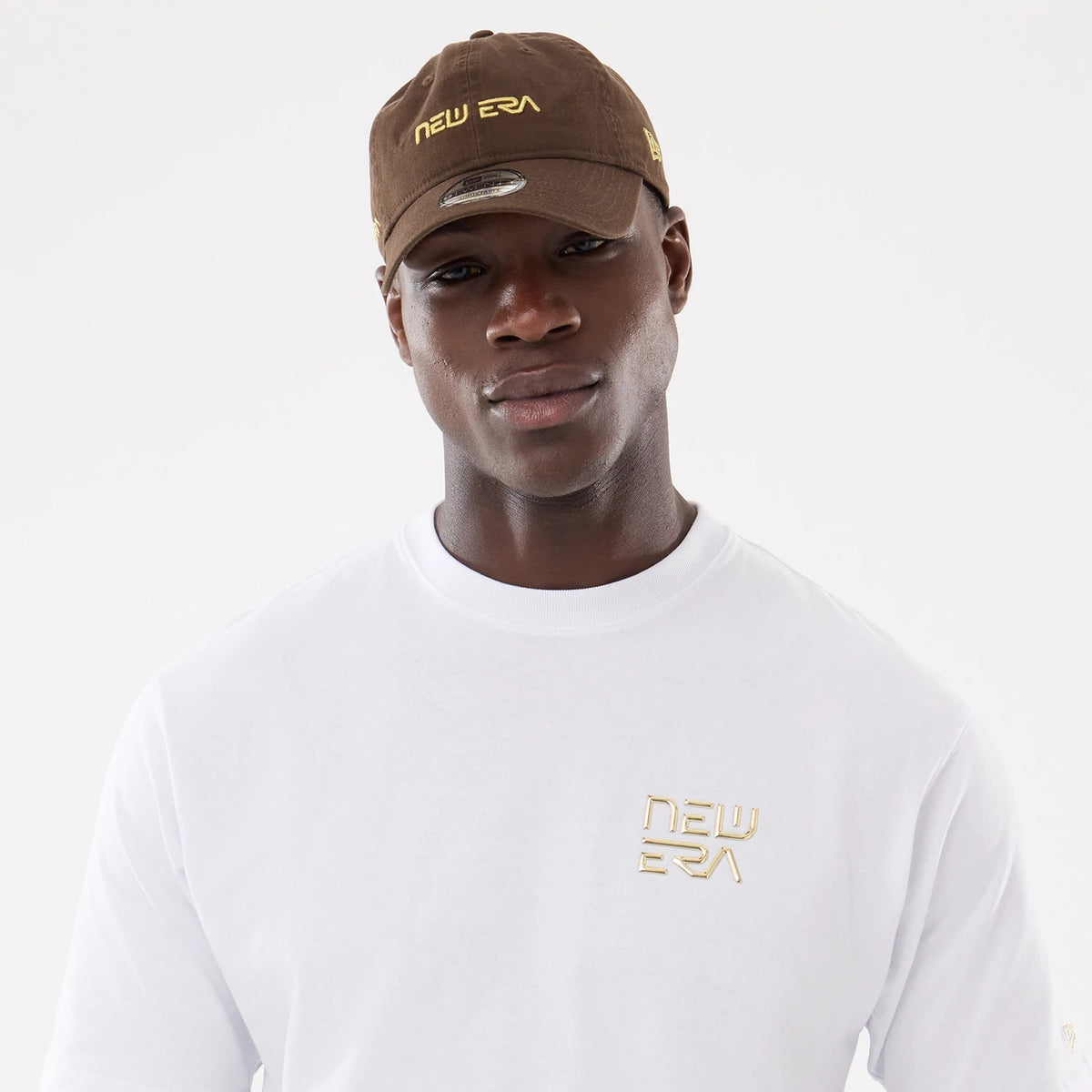 The model is wearing this Hajime Sorayama X MLB LA Dodgers T-Shirt in white. 7