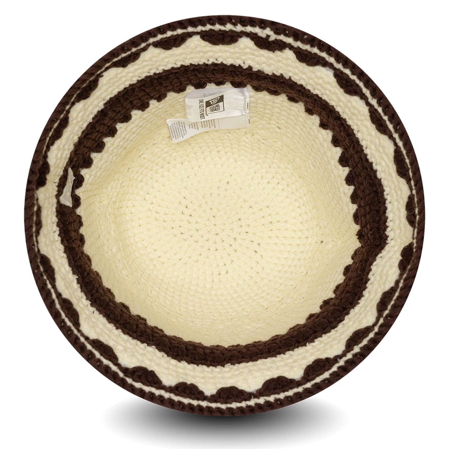 Pictured is this New Era Crochet Border Explorer Bucket hat in white. 5