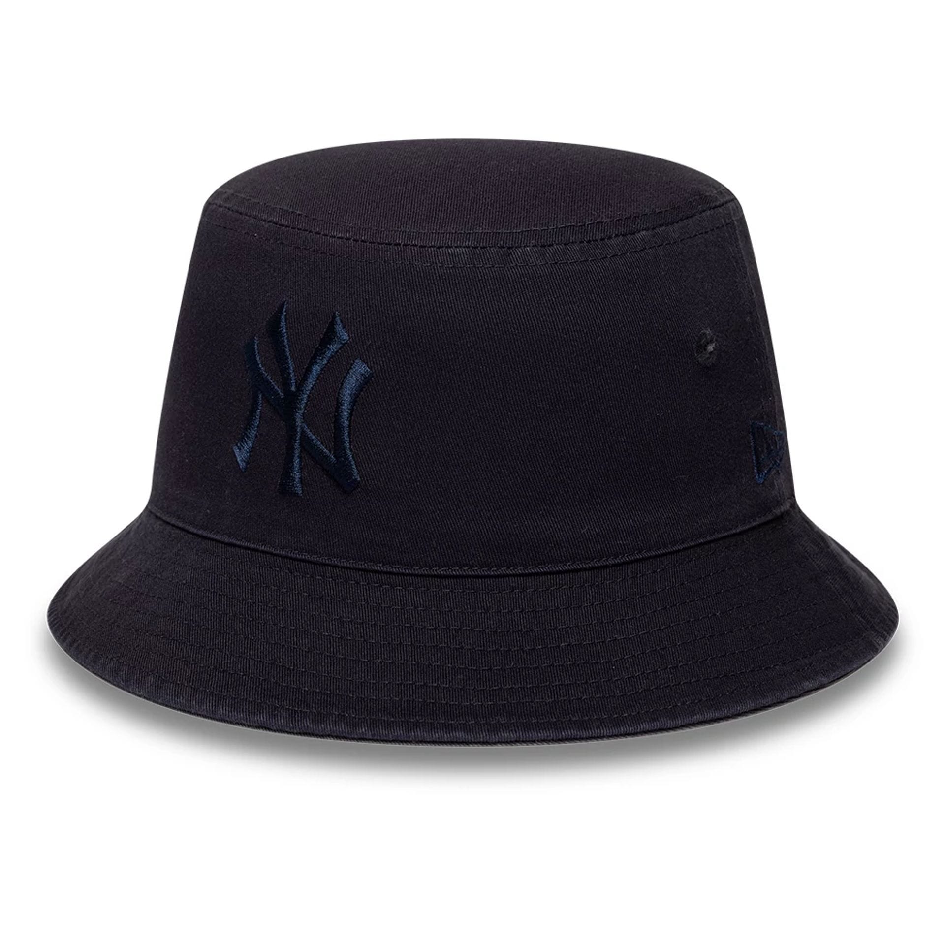 Pictured is this MLB New York Yankees Reversible Bucket hat in navy. 2