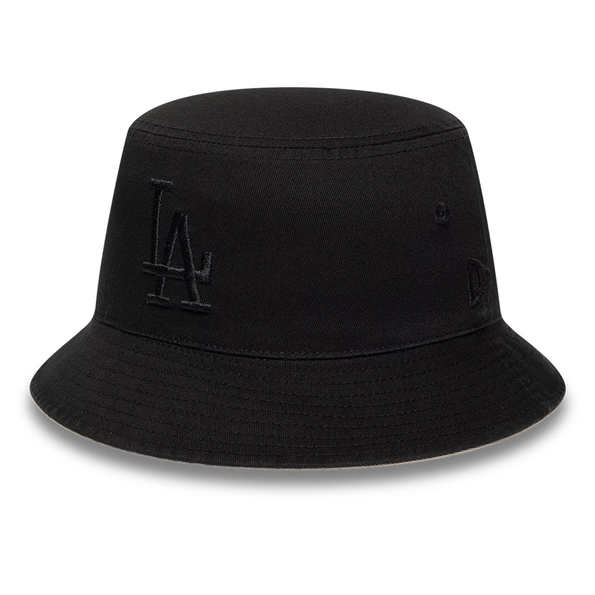 Pictured is this MLB LA Dodgers Reversible Bucket hat in black. 2