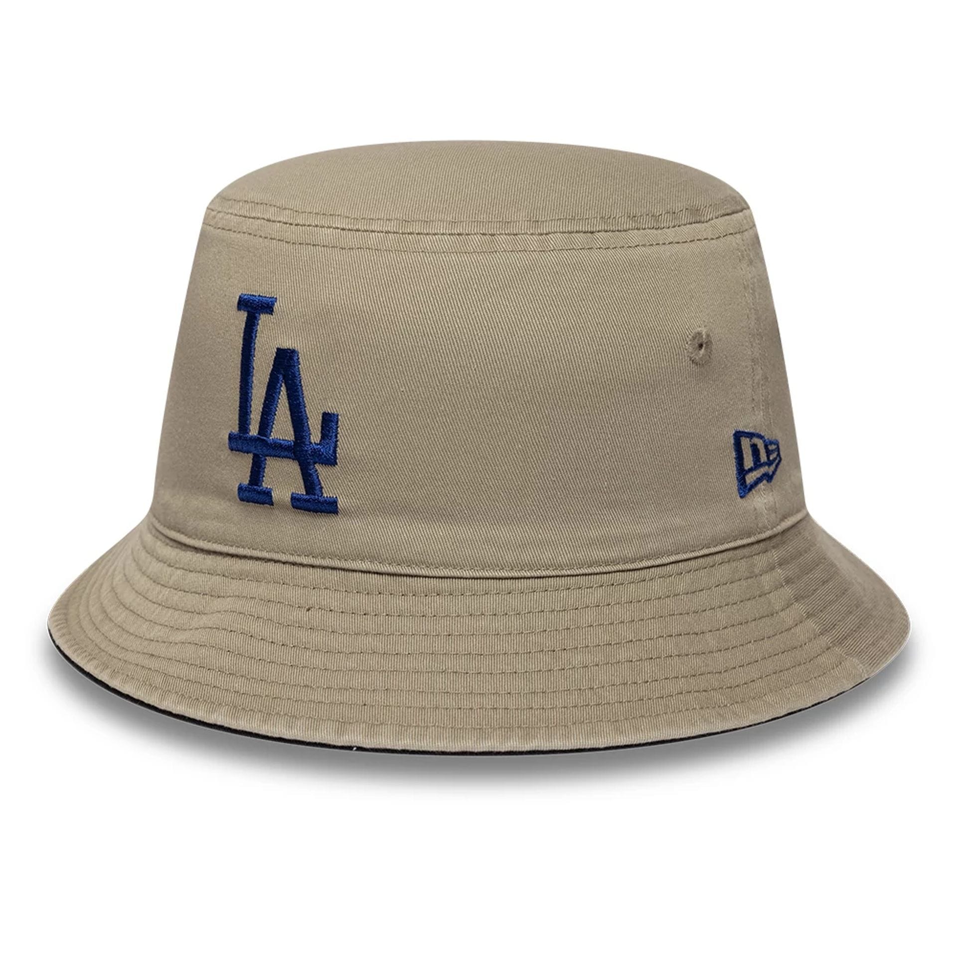 Pictured is this MLB LA Dodgers Reversible Bucket hat in black. 1