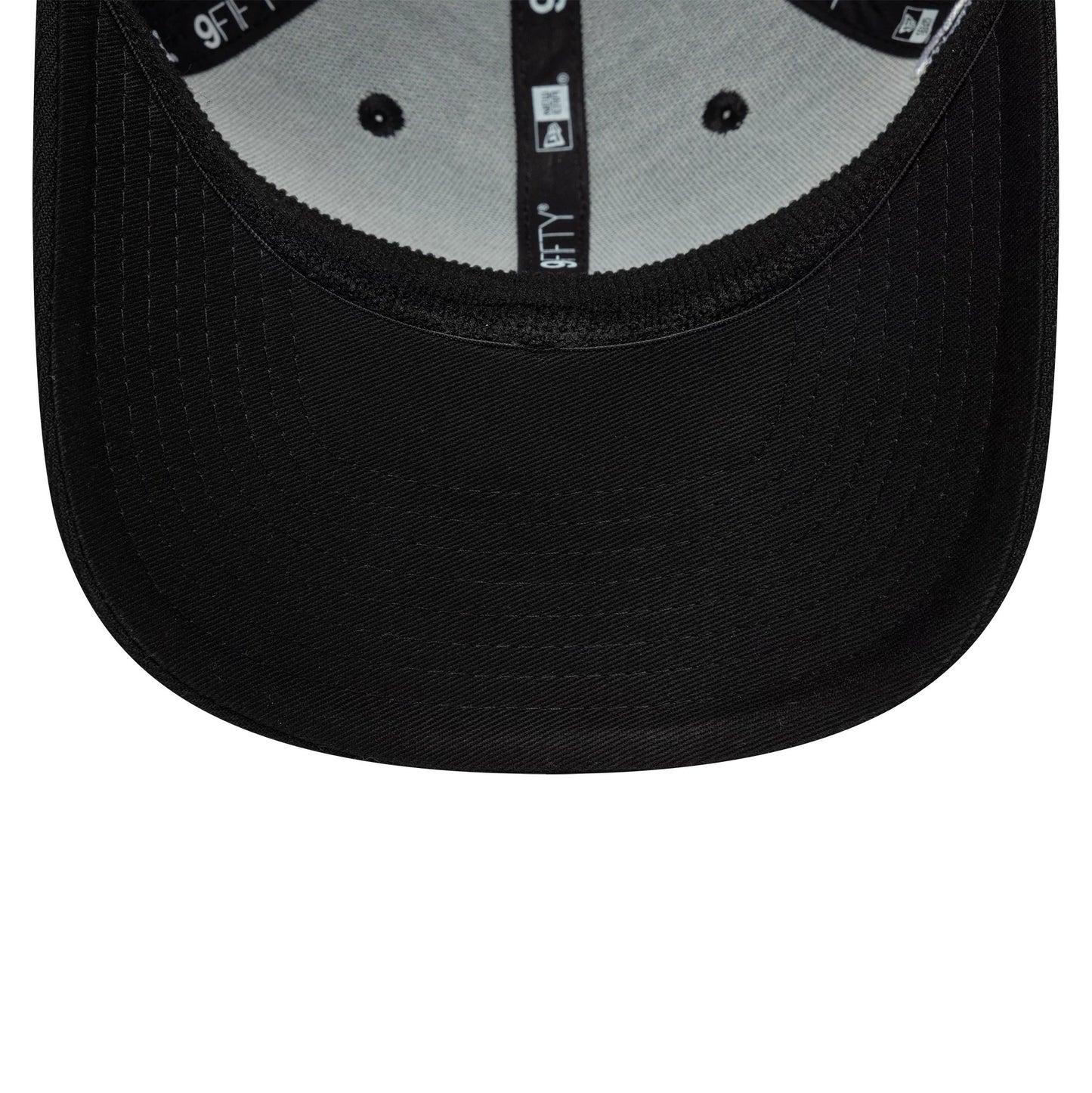 Pictured is this New Era Big Script 9FIFTY Stretch Snap cap in black. 7