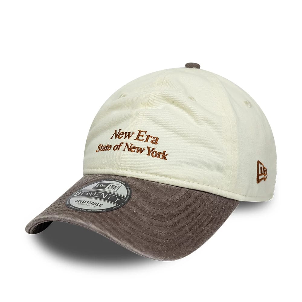 Pictured is this New Era State Of New York 9TWENTY cap in Cream. 1