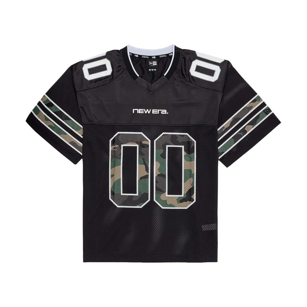 The model is wearing this New Era 1920 Mesh Jersey in black. 7