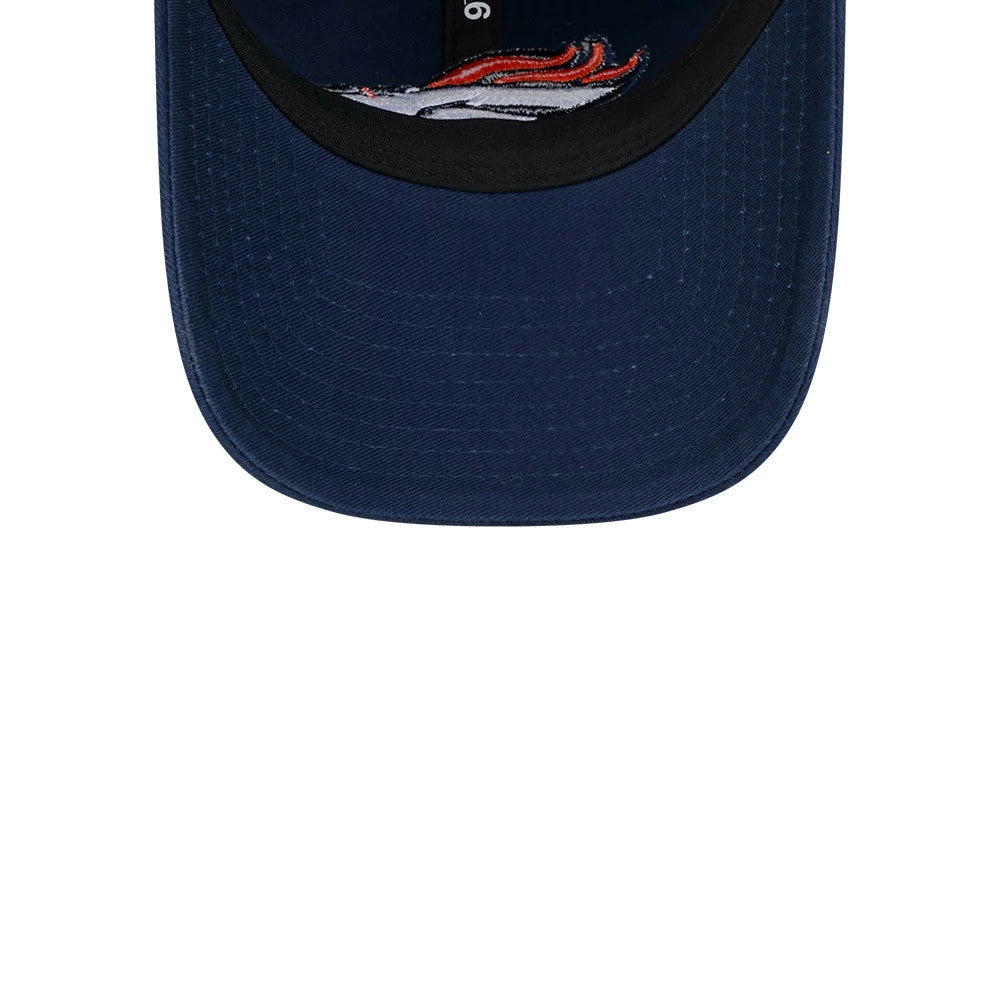 Pictured is this NFL X Bad Bunny Denver Broncos Casual Classic cap in navy. 7