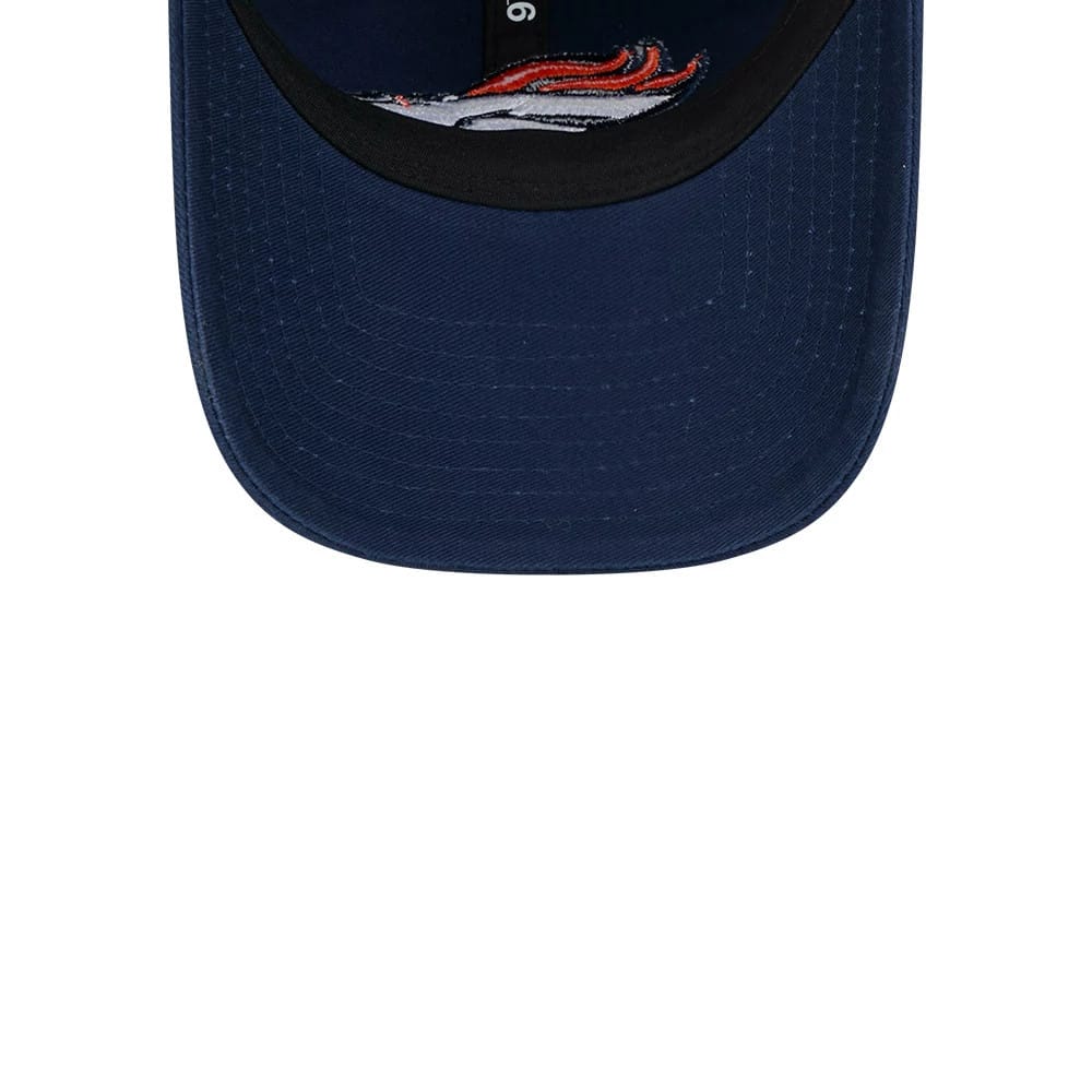 Pictured is this NFL X Bad Bunny Denver Broncos Casual Classic cap in navy. 7