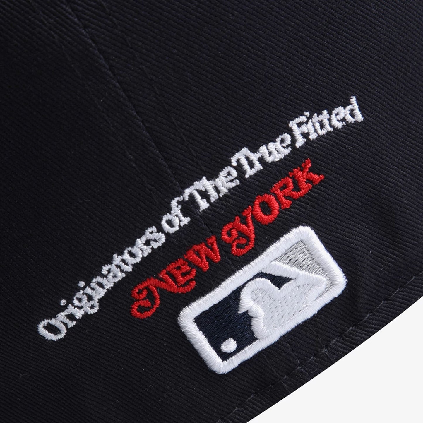 Pictured is this MLB 59FIFTY Day New York Yankees Pillbox cap in navy. 8