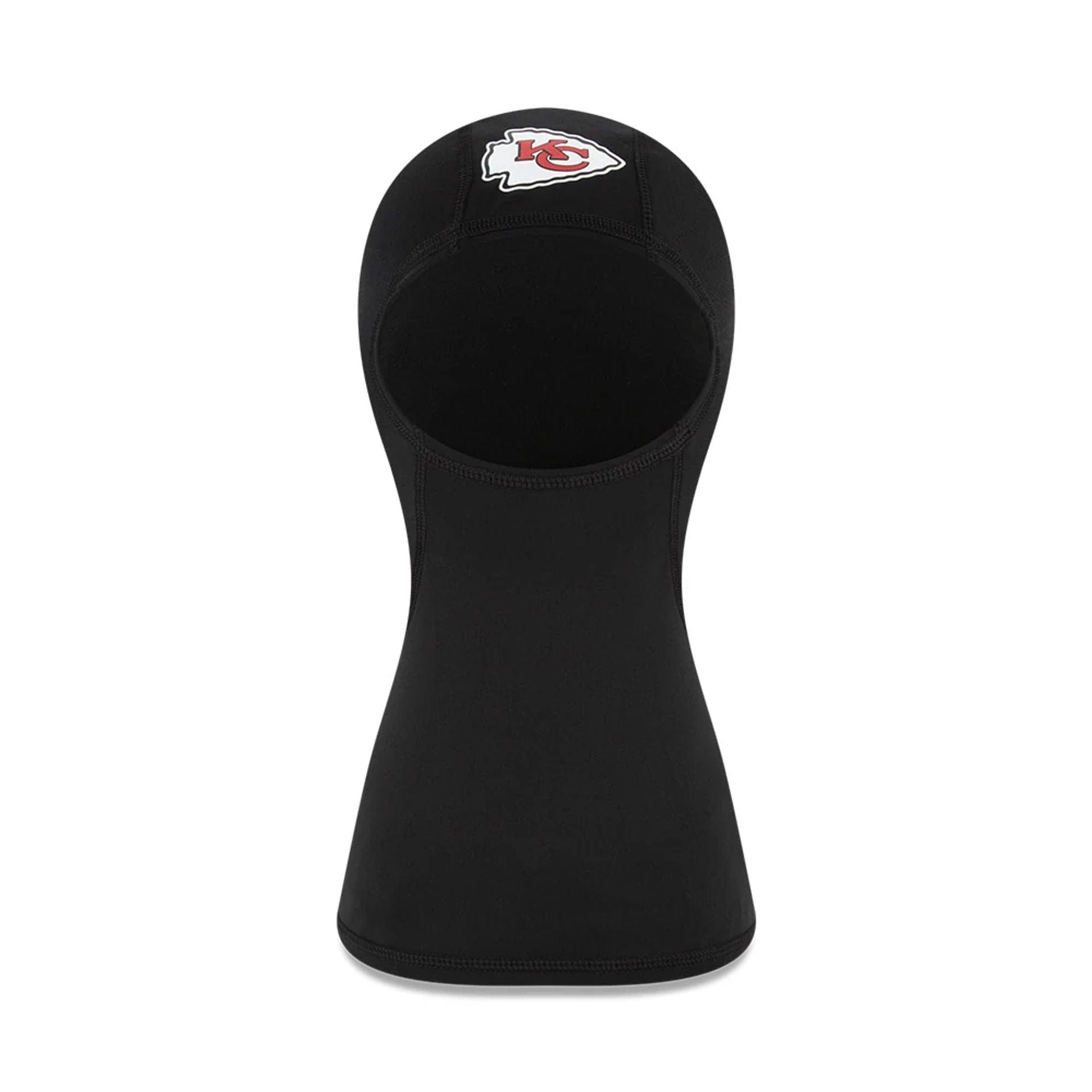 This is a Kansas City Chiefs NFL Sideline Black Balaclava 1