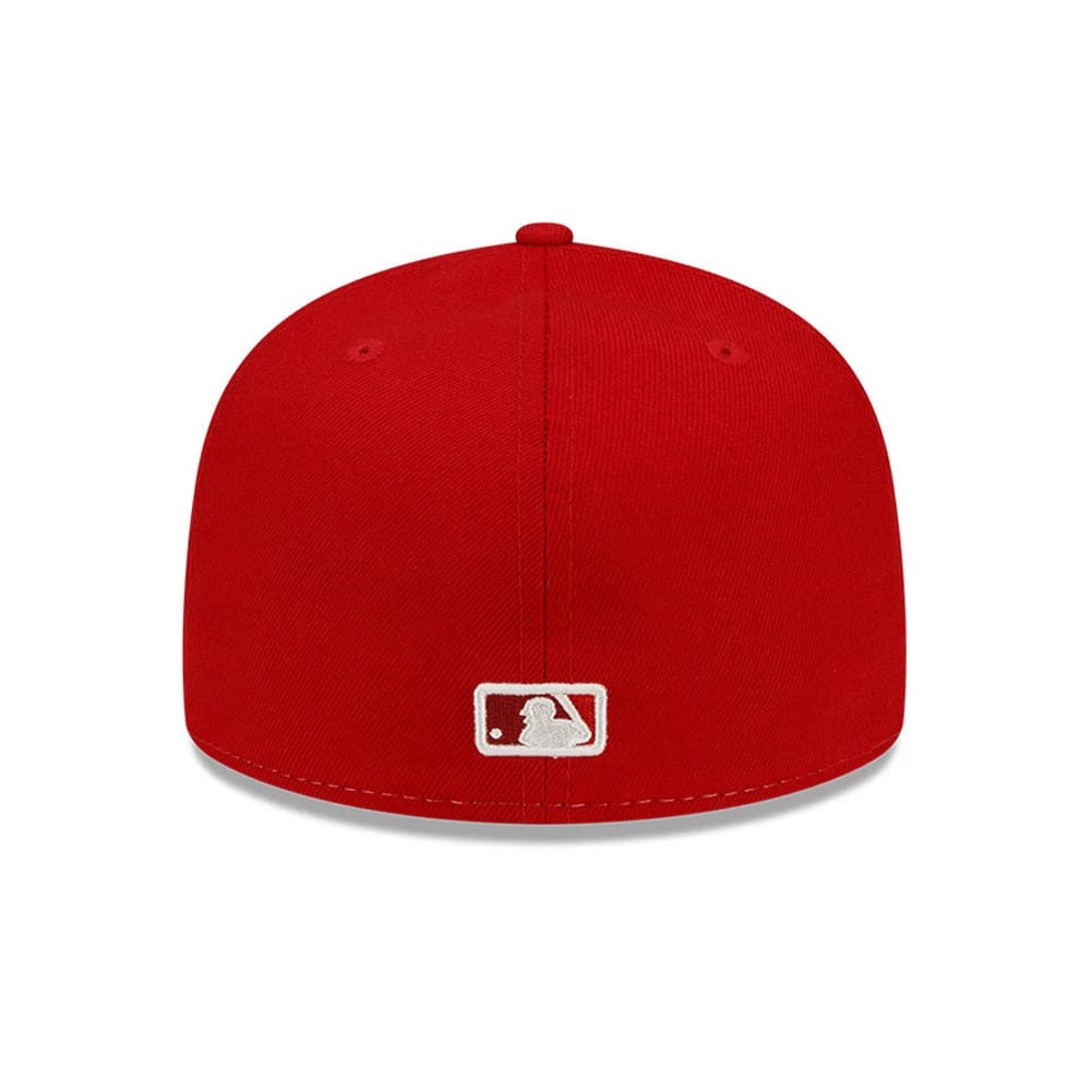 This is a LA Angels MLB City Connect Red 59FIFTY Fitted Cap 7