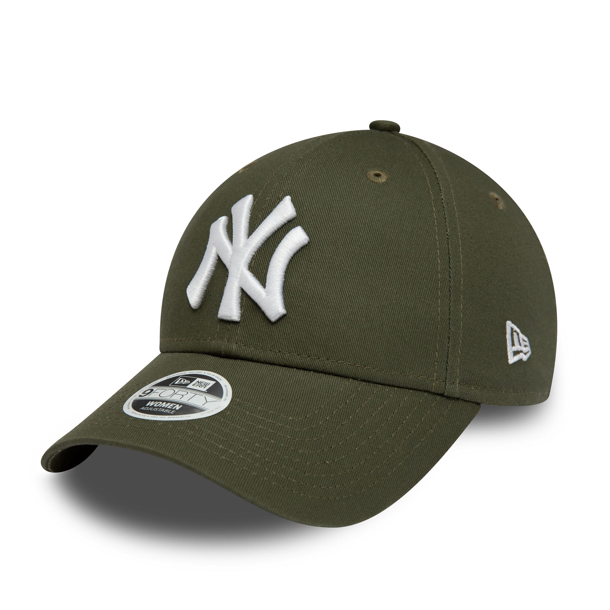 This is a New York Yankees Womens League Essential Dark Green 9FORTY Adjustable Cap 1