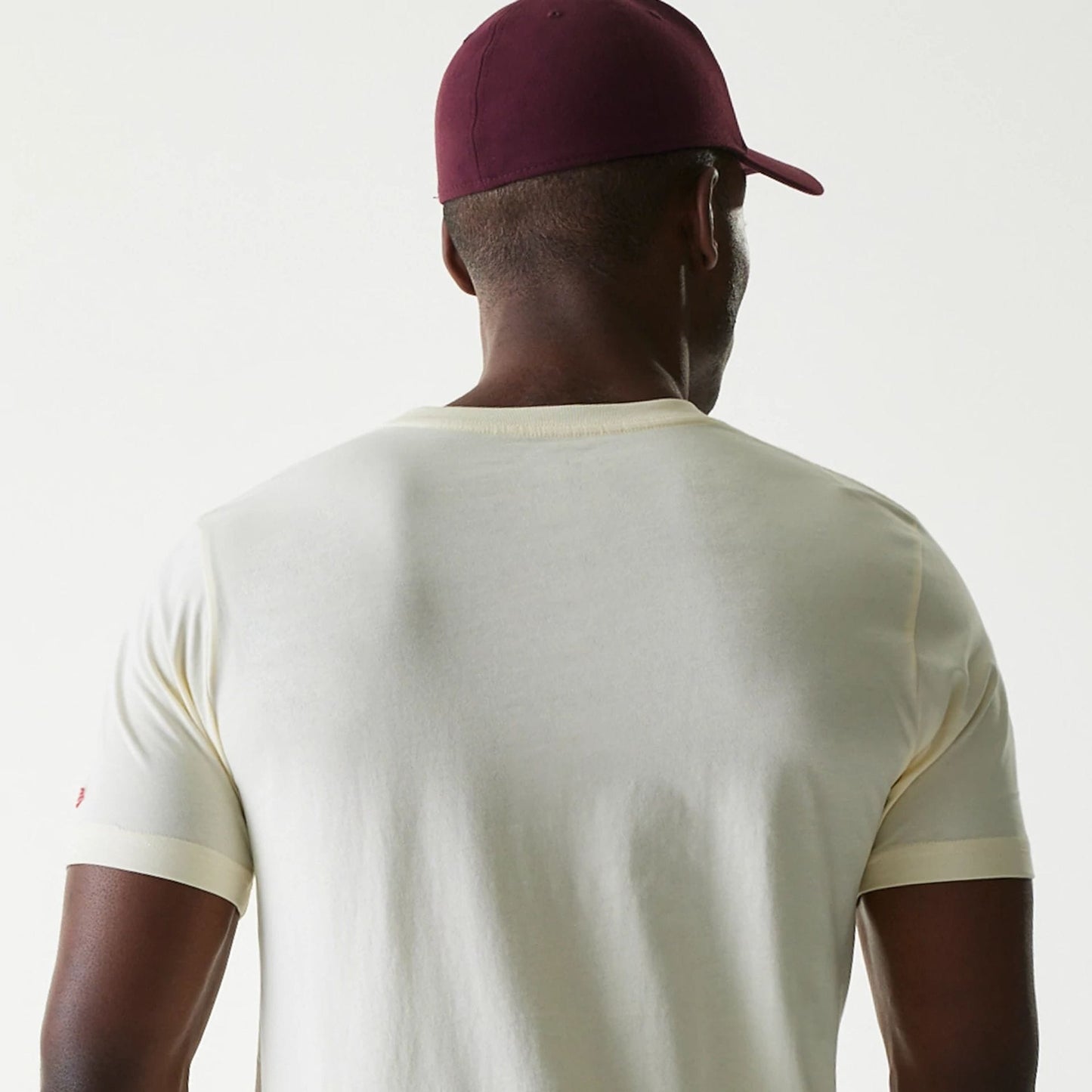 The Male model is wearing LA Angels MLB City Connect Cream T-Shirt 5