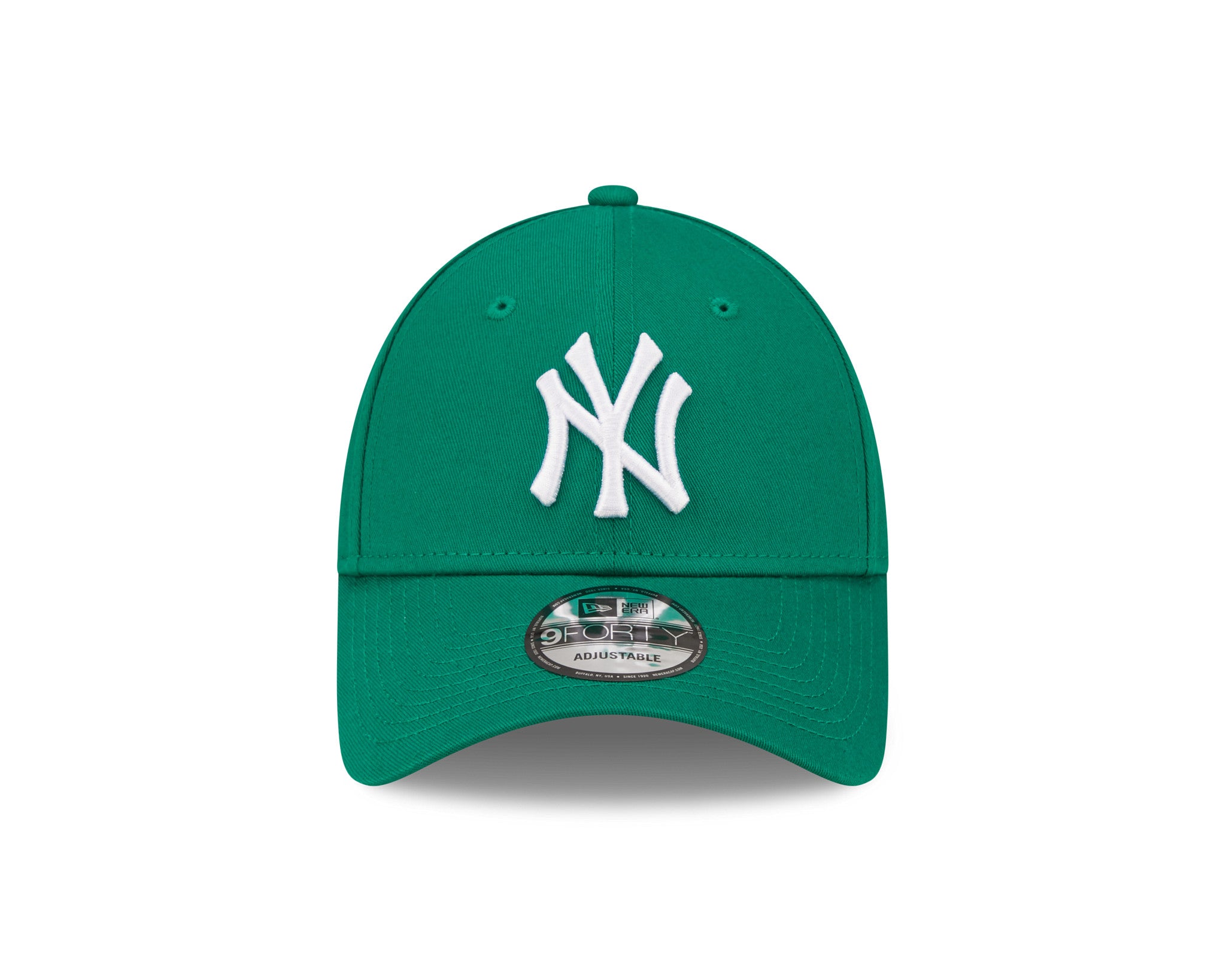 This is a New York Yankees Womens League Essential Green 9FORTY Adjustable Cap 2